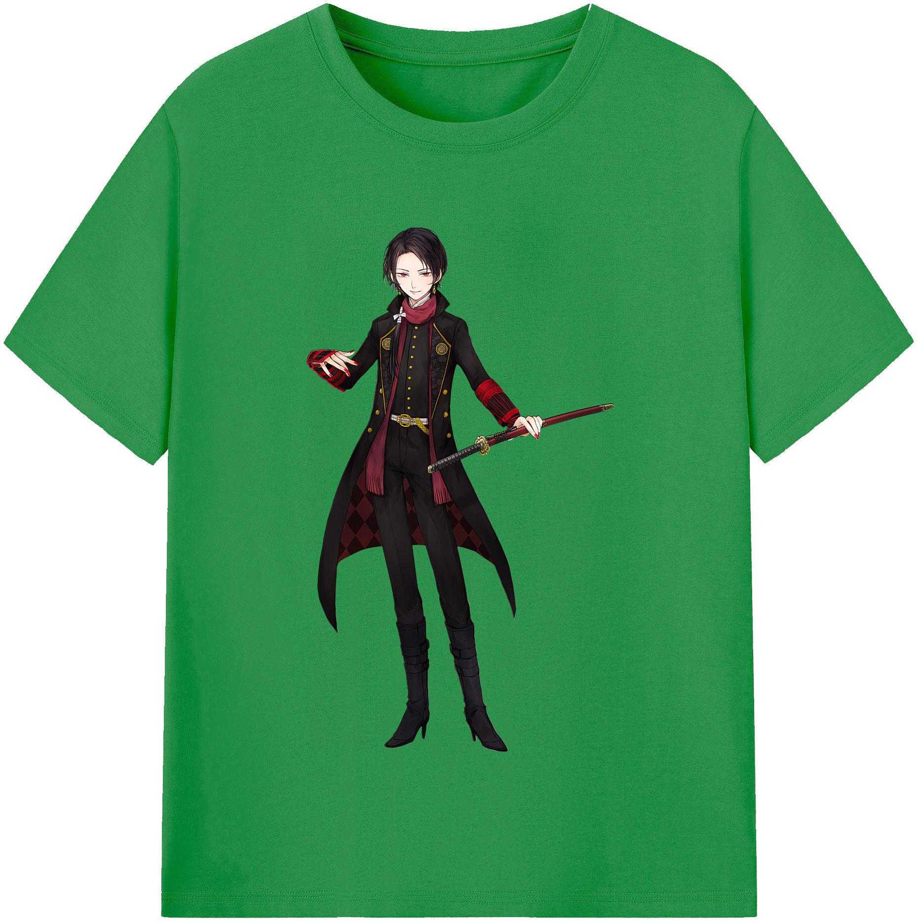 （画像用） 刀剣乱舞 Touken Ranbu レディースカジュアルプリントTシャツ（綿100％）
