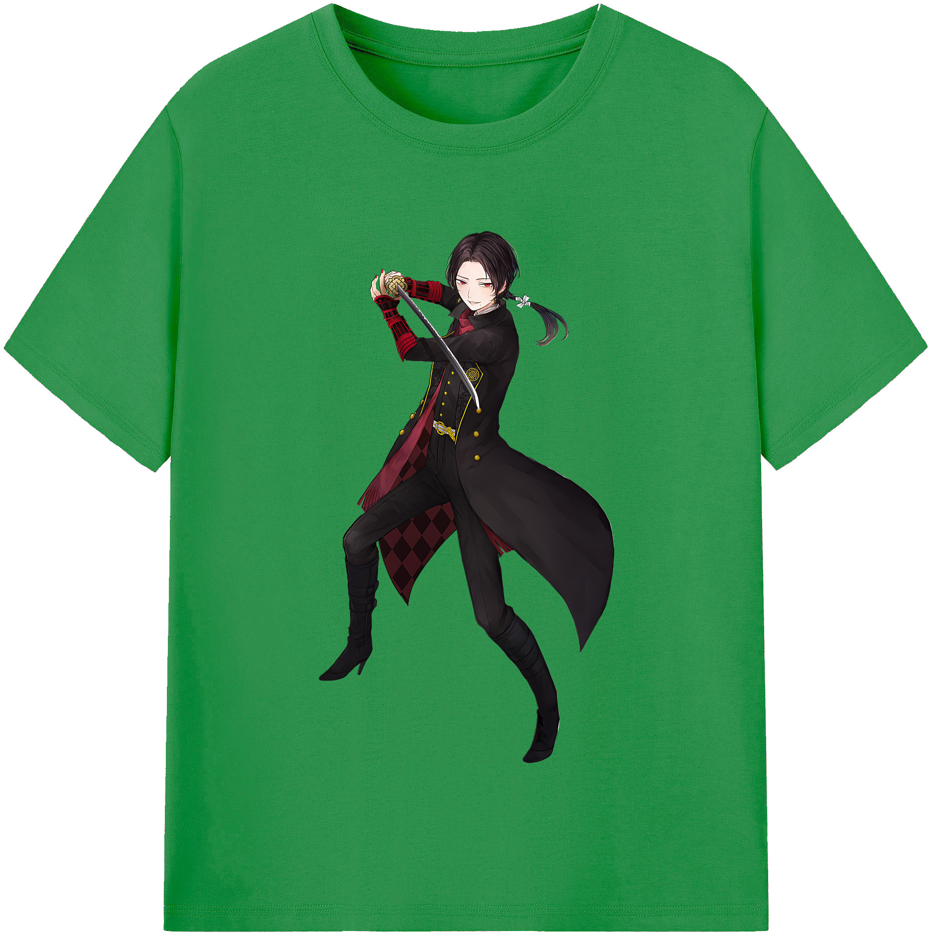 （画像用） 刀剣乱舞 Touken Ranbu レディースカジュアルプリントTシャツ（綿100％）