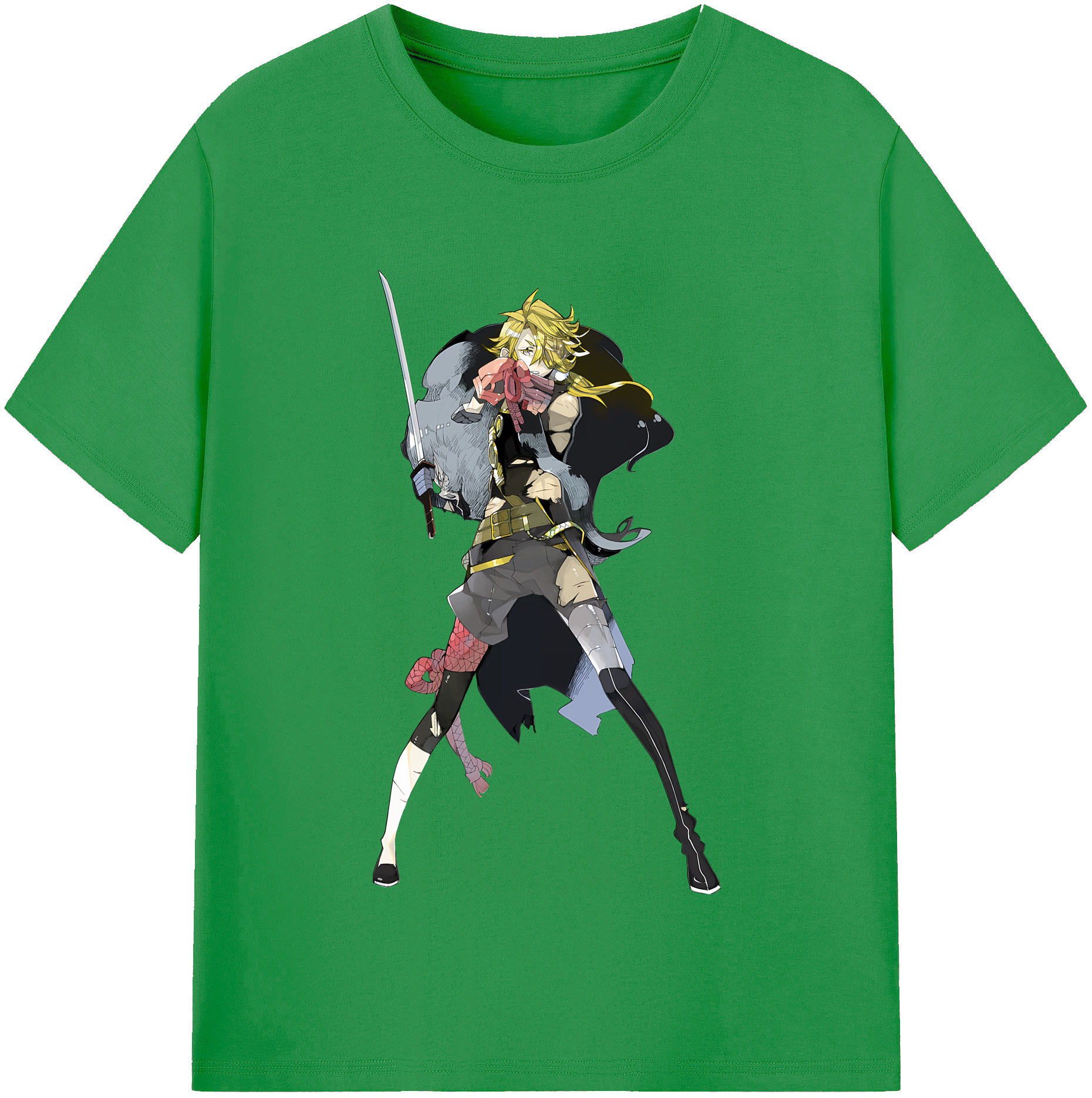 （画像用） 刀剣乱舞 Touken Ranbu レディースカジュアルプリントTシャツ（綿100％）