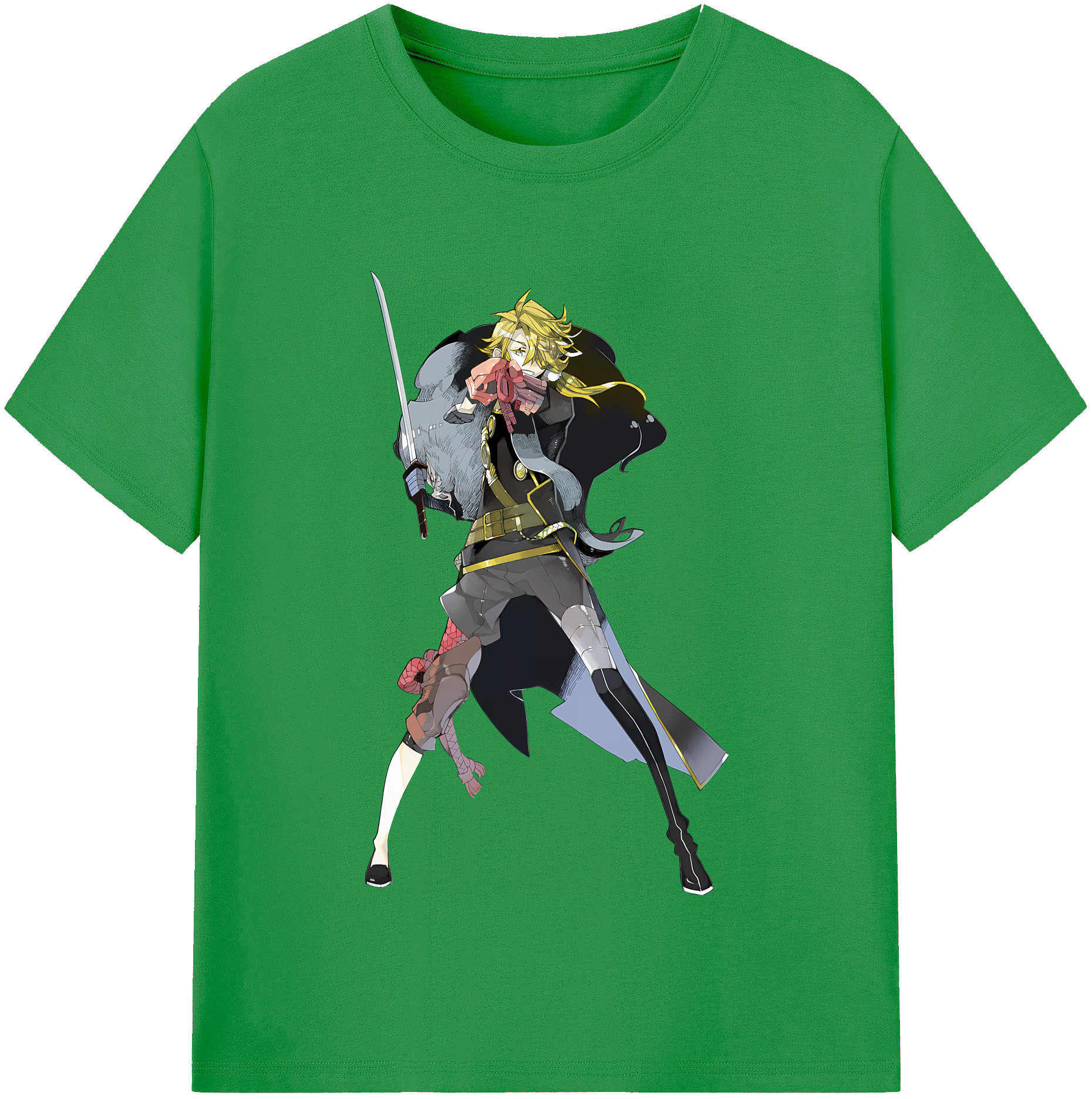 （画像用） 刀剣乱舞 Touken Ranbu レディースカジュアルプリントTシャツ（綿100％）