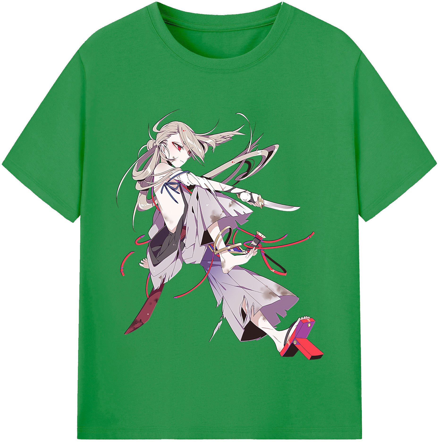 （画像用） 刀剣乱舞 Touken Ranbu レディースカジュアルプリントTシャツ（綿100％）