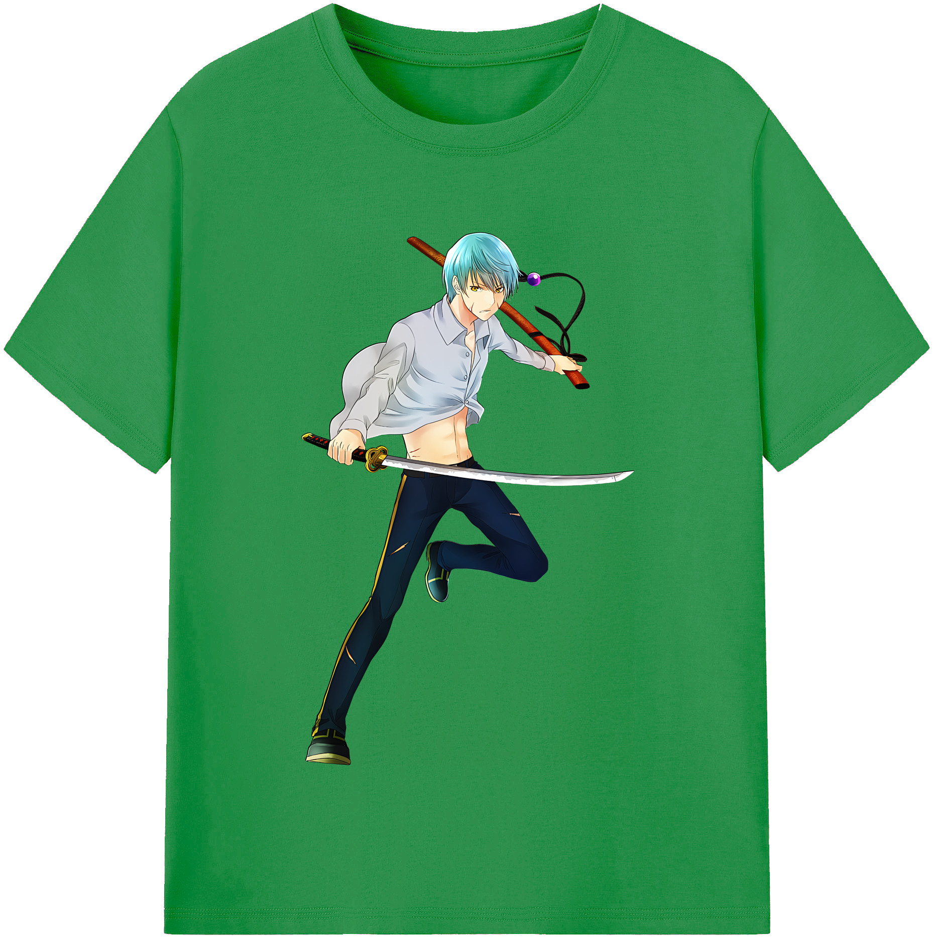 （画像用） 刀剣乱舞 Touken Ranbu レディースカジュアルプリントTシャツ（綿100％）