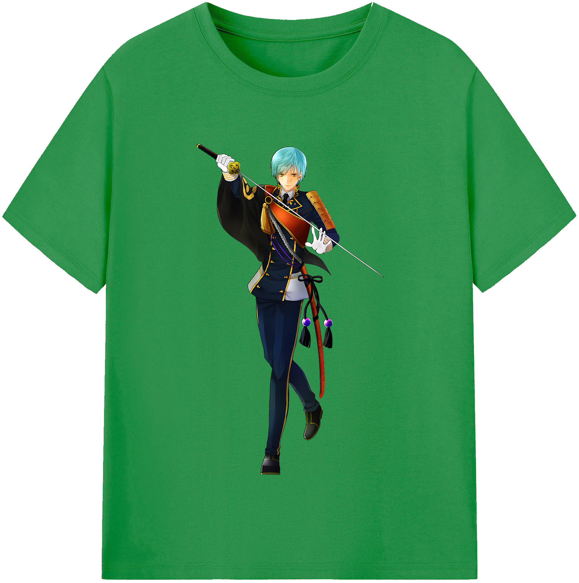 （画像用） 刀剣乱舞 Touken Ranbu レディースカジュアルプリントTシャツ（綿100％）