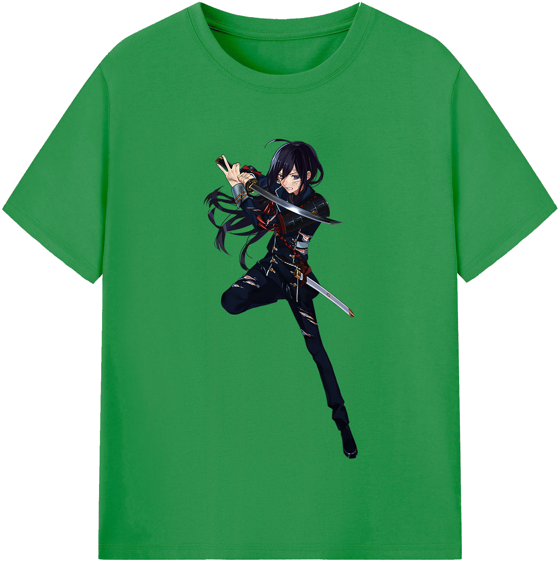 （画像用） 刀剣乱舞 Touken Ranbu レディースカジュアルプリントTシャツ（綿100％）