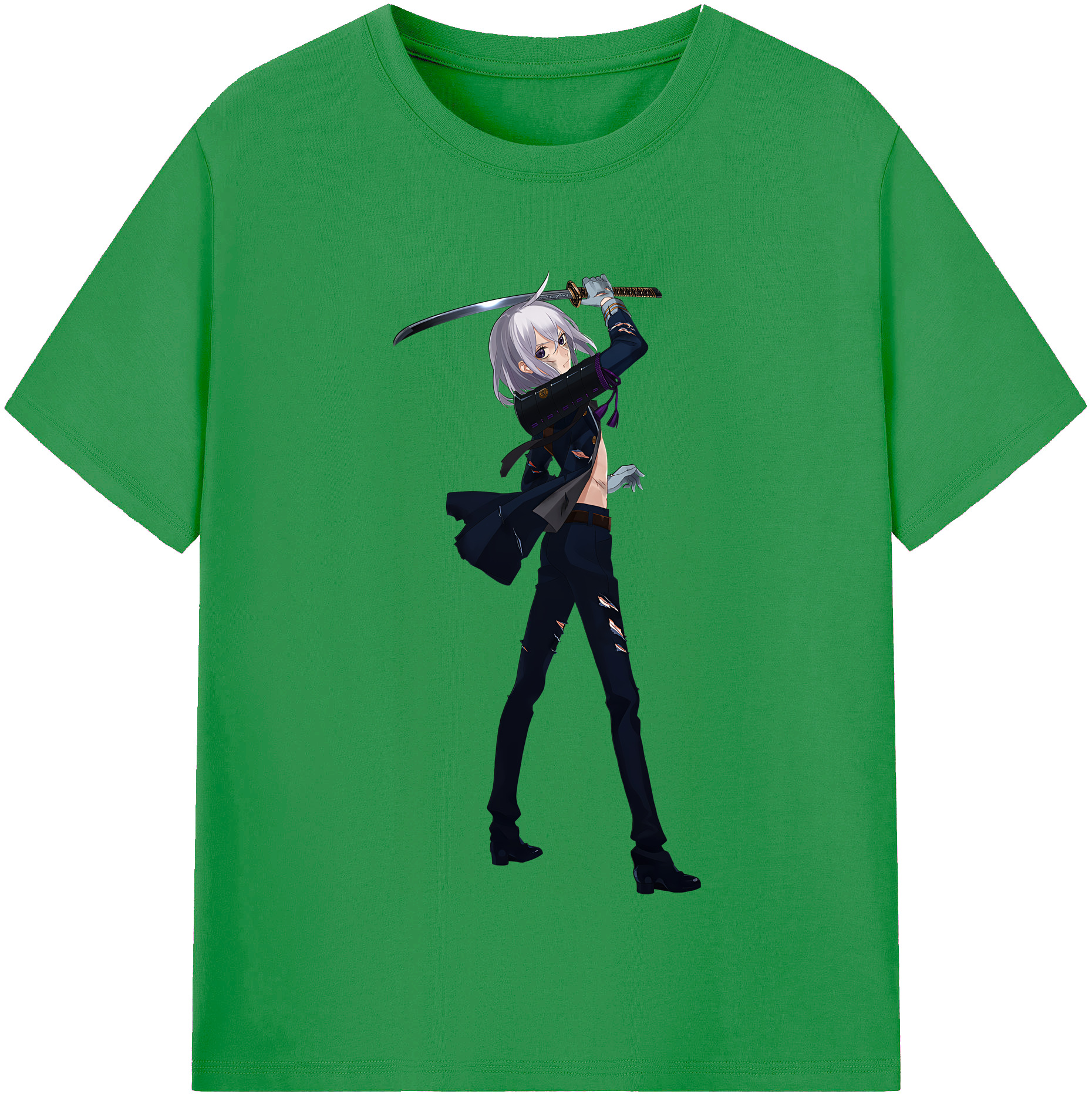 （画像用） 刀剣乱舞 Touken Ranbu レディースカジュアルプリントTシャツ（綿100％）