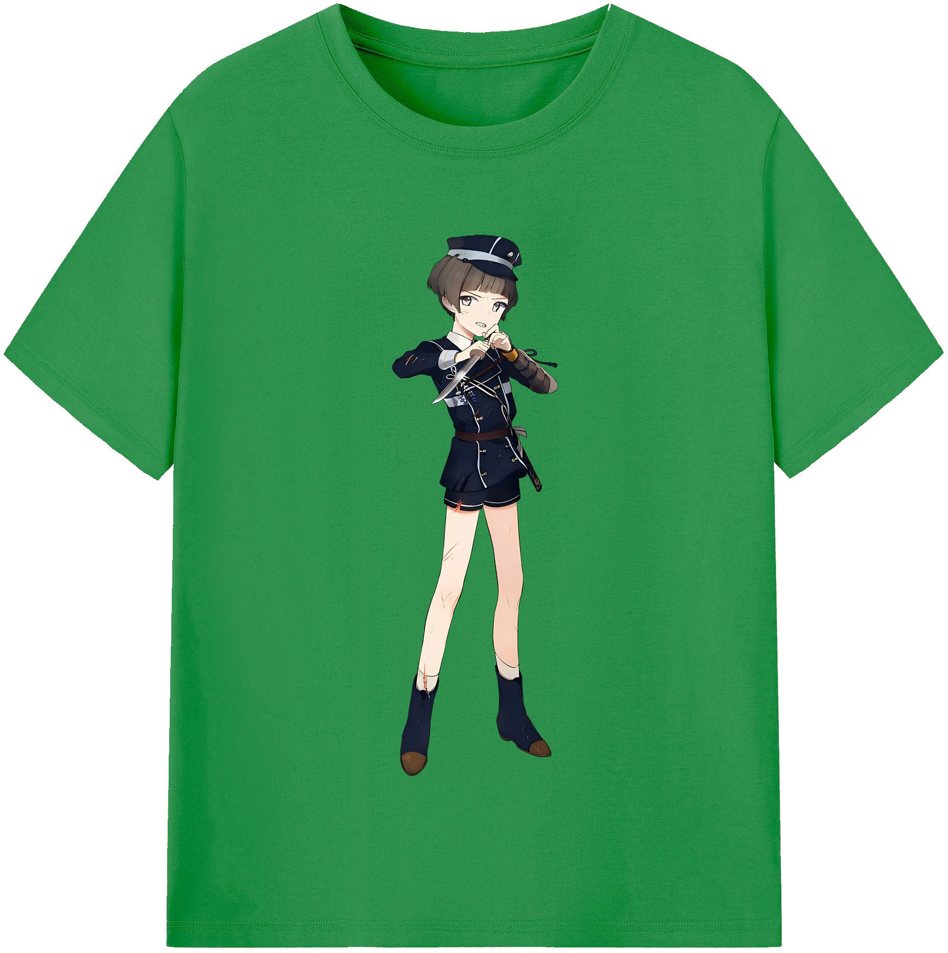 （画像用） 刀剣乱舞 Touken Ranbu レディースカジュアルプリントTシャツ（綿100％）