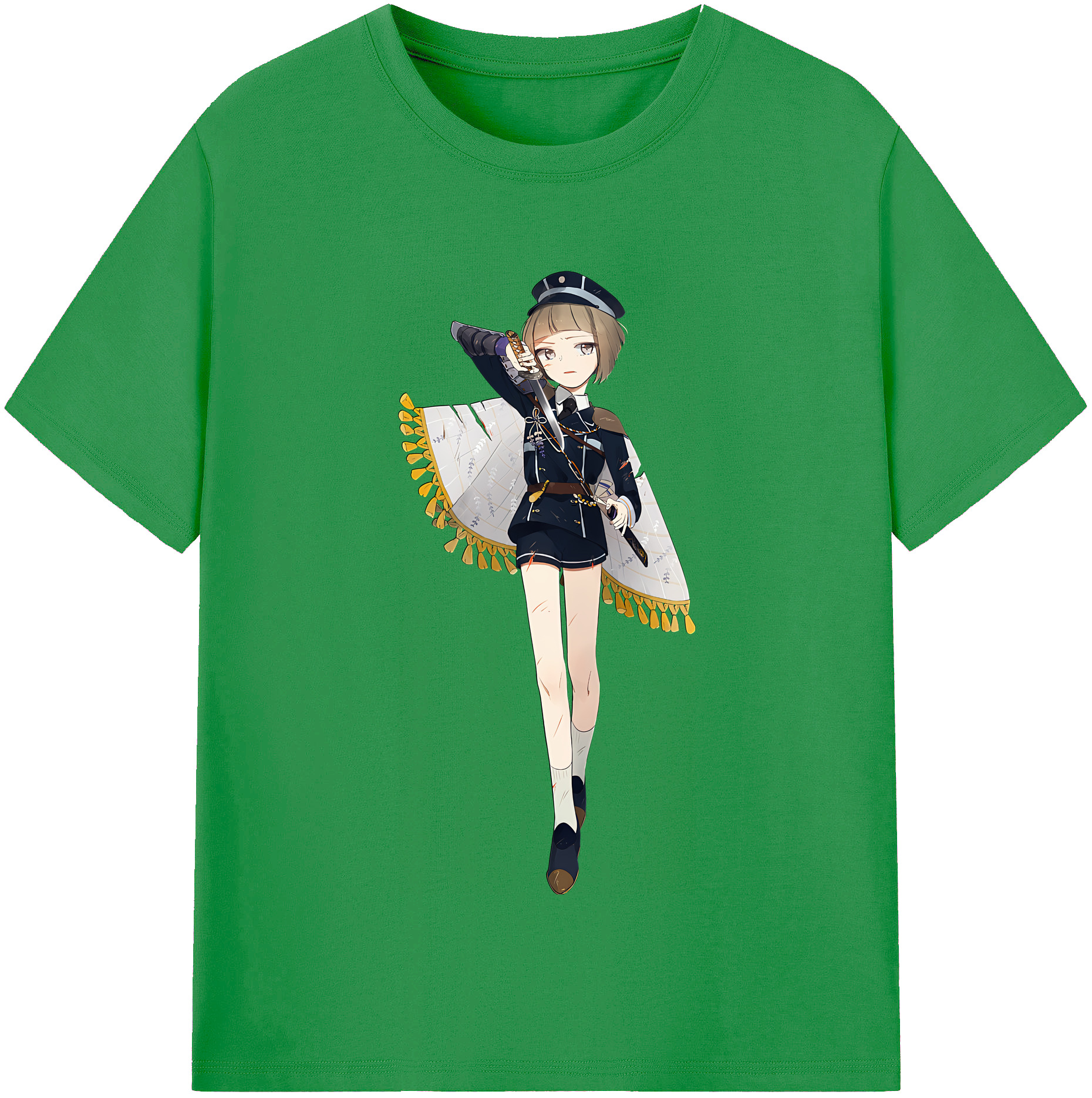 （画像用） 刀剣乱舞 Touken Ranbu レディースカジュアルプリントTシャツ（綿100％）