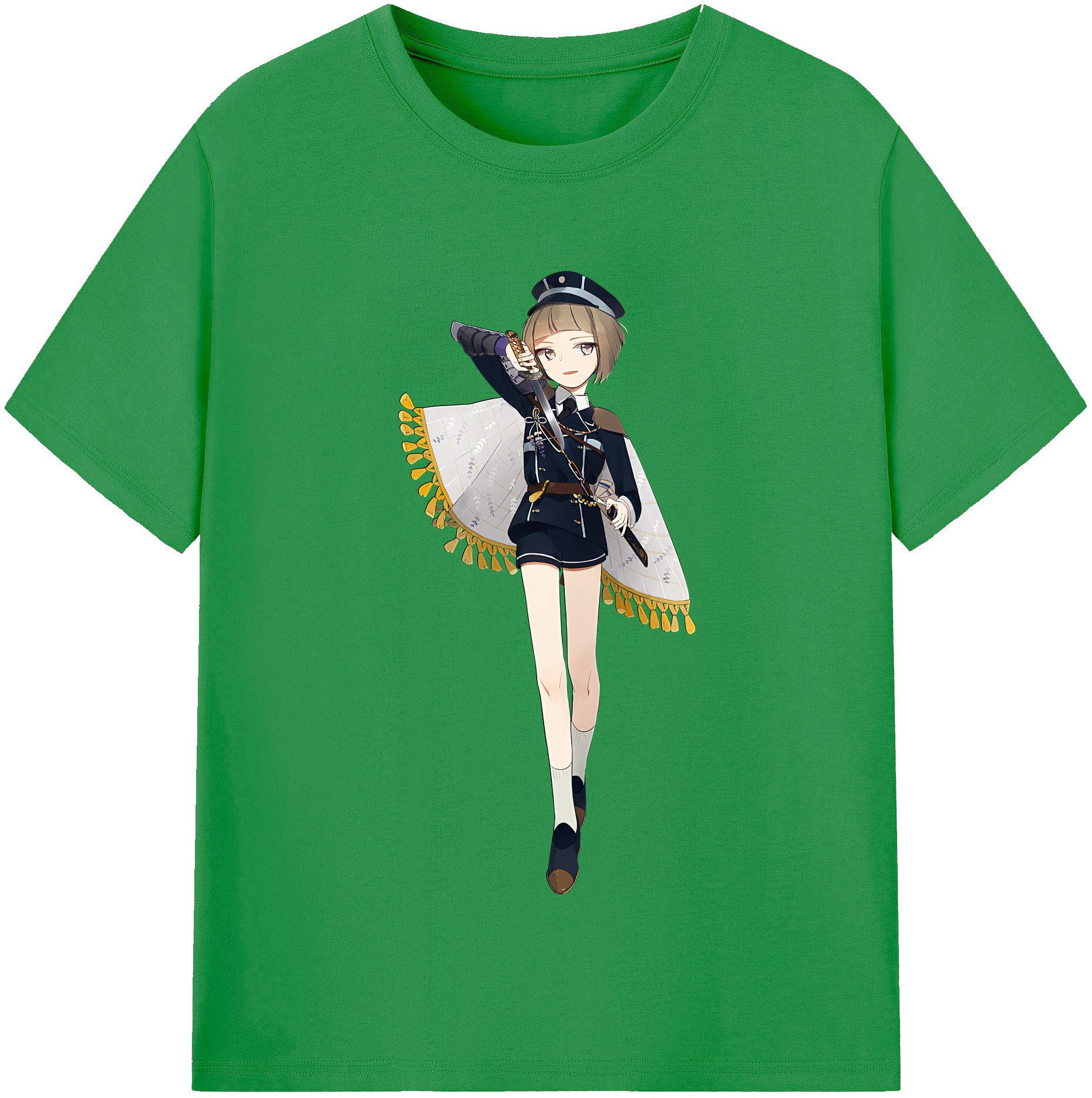 （画像用） 刀剣乱舞 Touken Ranbu レディースカジュアルプリントTシャツ（綿100％）