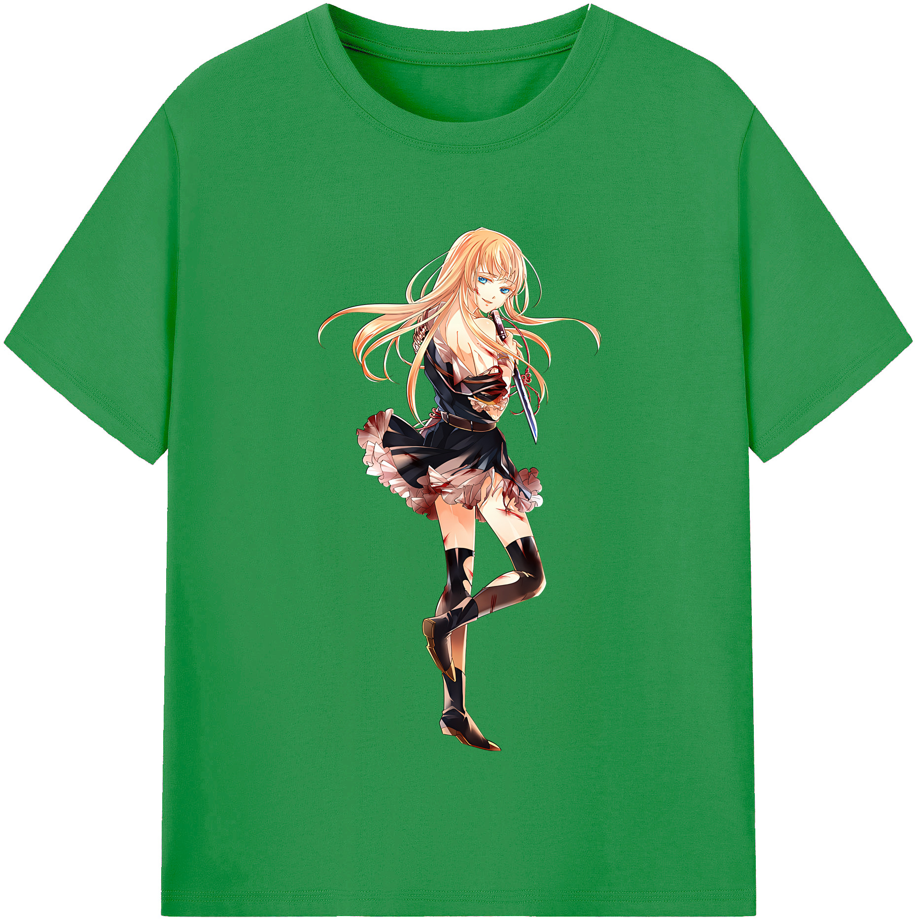 （画像用） 刀剣乱舞 Touken Ranbu レディースカジュアルプリントTシャツ（綿100％）