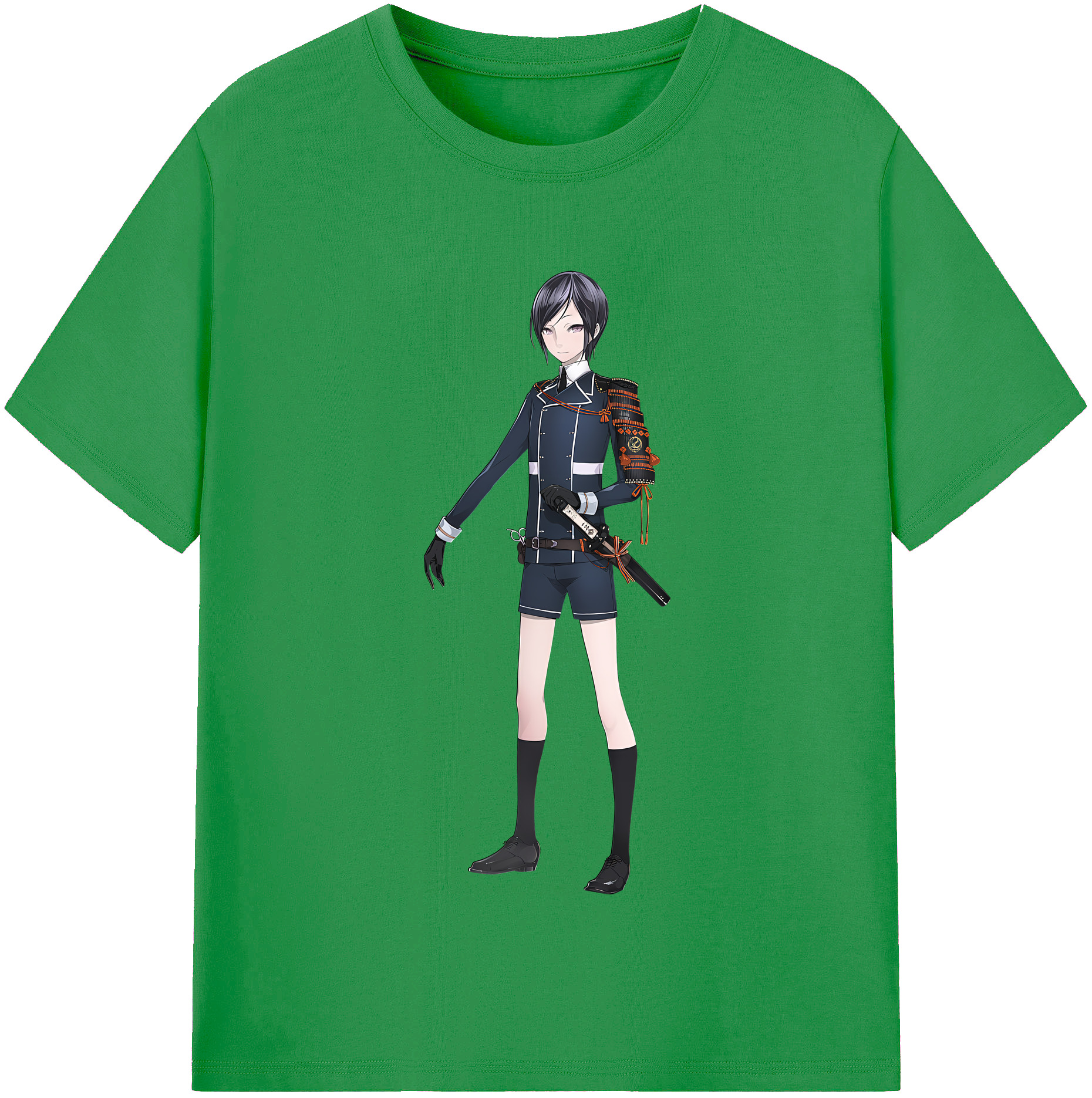 （画像用） 刀剣乱舞 Touken Ranbu レディースカジュアルプリントTシャツ（綿100％）