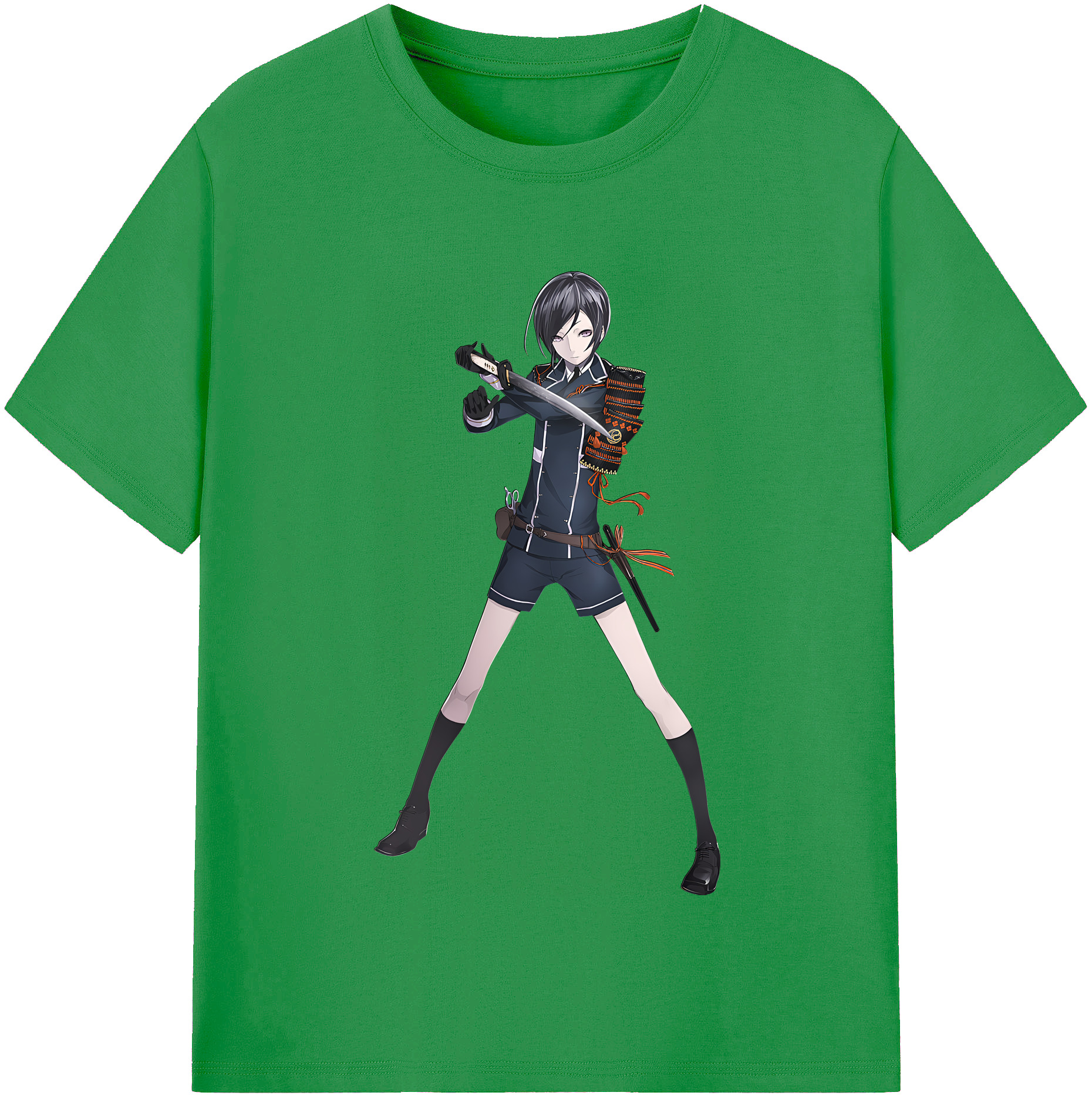 （画像用） 刀剣乱舞 Touken Ranbu レディースカジュアルプリントTシャツ（綿100％）