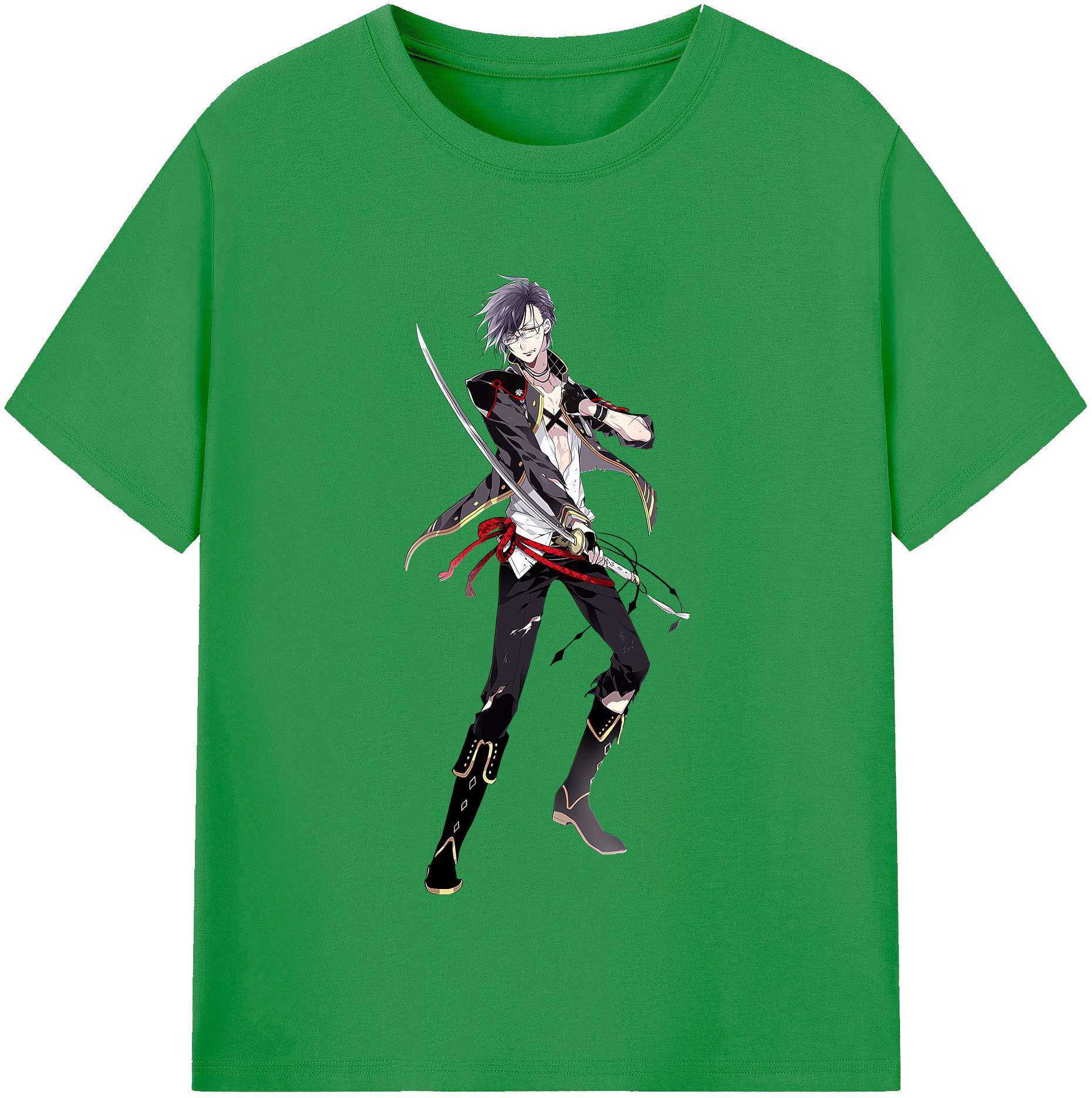 （画像用） 刀剣乱舞 Touken Ranbu レディースカジュアルプリントTシャツ（綿100％）