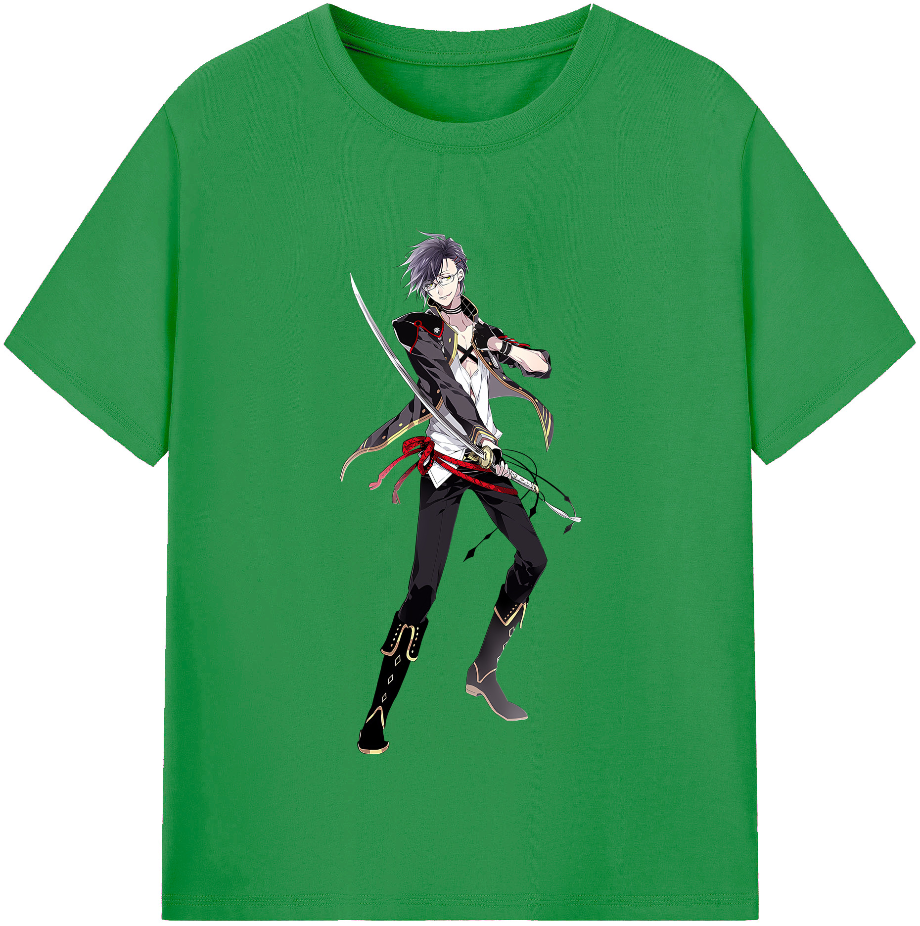 （画像用） 刀剣乱舞 Touken Ranbu レディースカジュアルプリントTシャツ（綿100％）