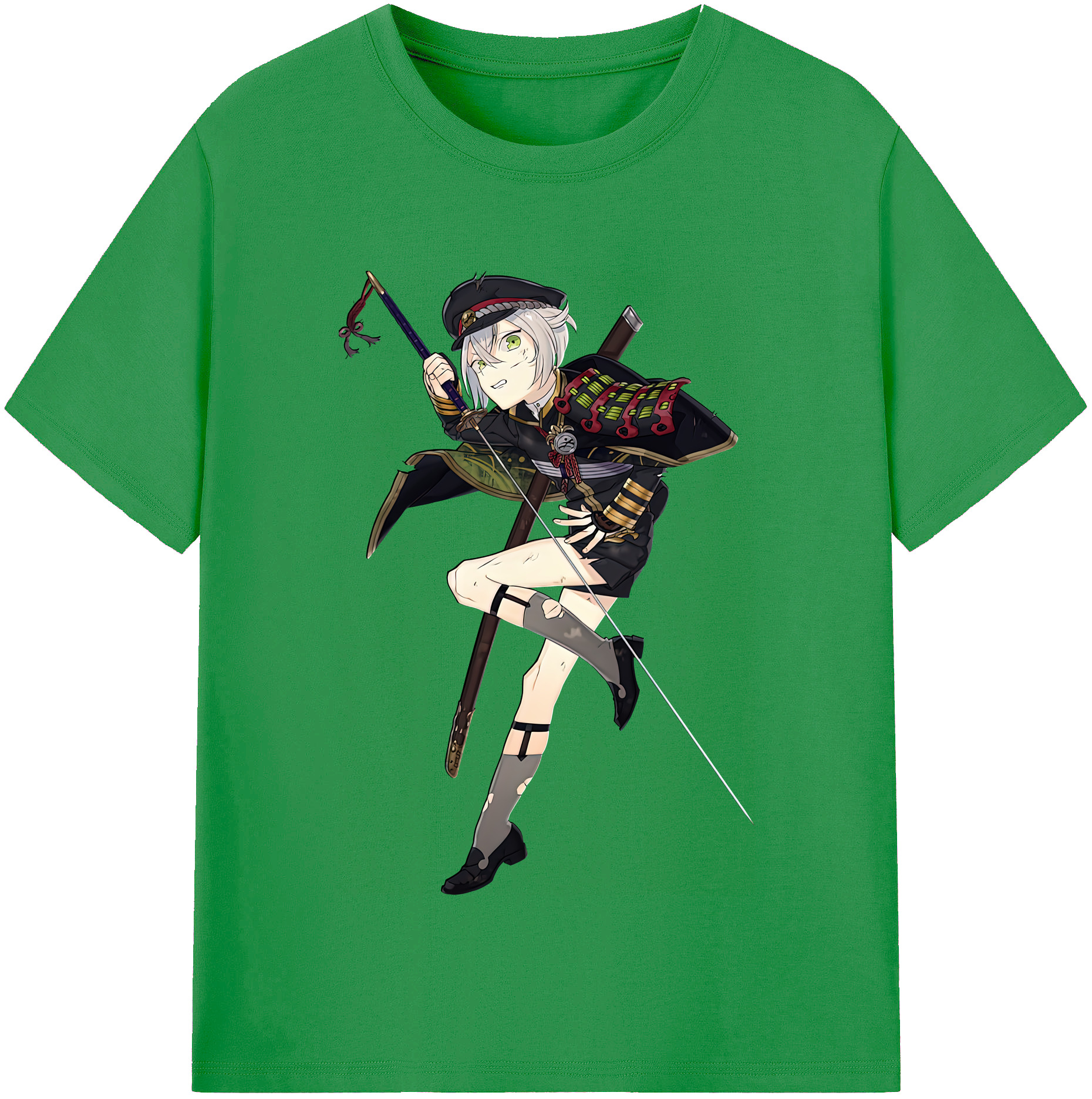 （画像用） 刀剣乱舞 Touken Ranbu レディースカジュアルプリントTシャツ（綿100％）