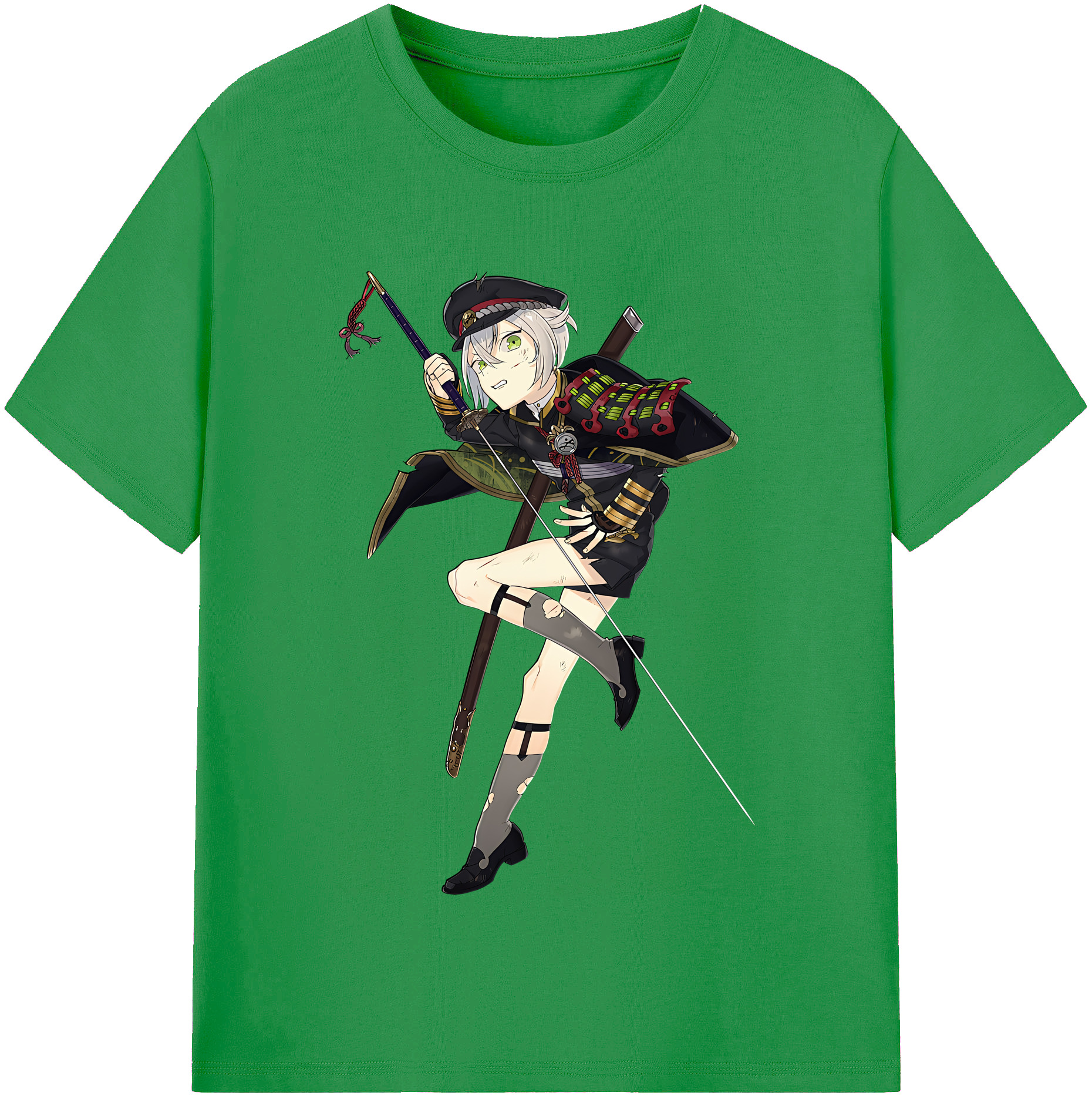 （画像用） 刀剣乱舞 Touken Ranbu レディースカジュアルプリントTシャツ（綿100％）