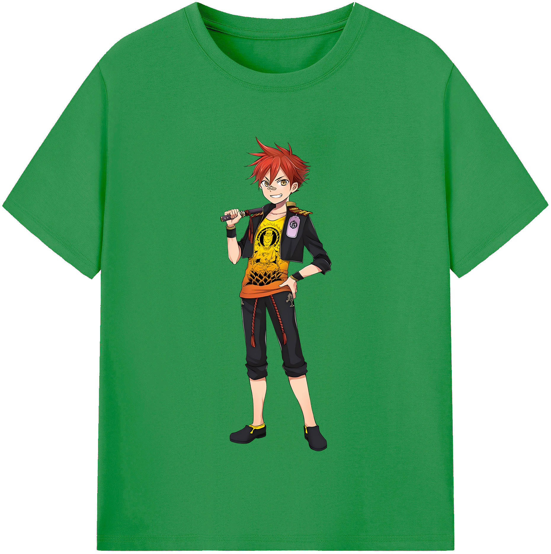 （画像用） 刀剣乱舞 Touken Ranbu レディースカジュアルプリントTシャツ（綿100％）