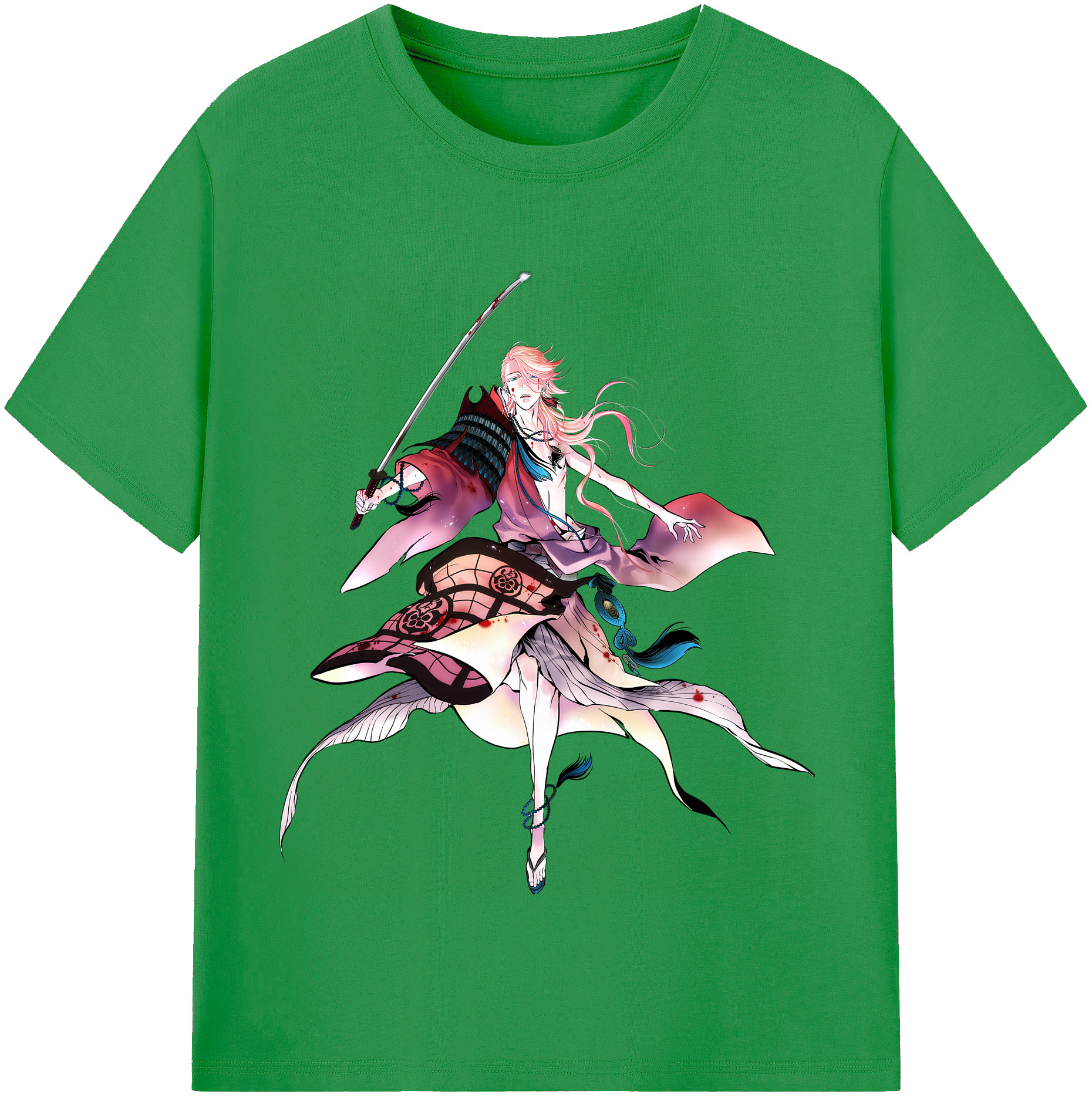（画像用） 刀剣乱舞 Touken Ranbu レディースカジュアルプリントTシャツ（綿100％）