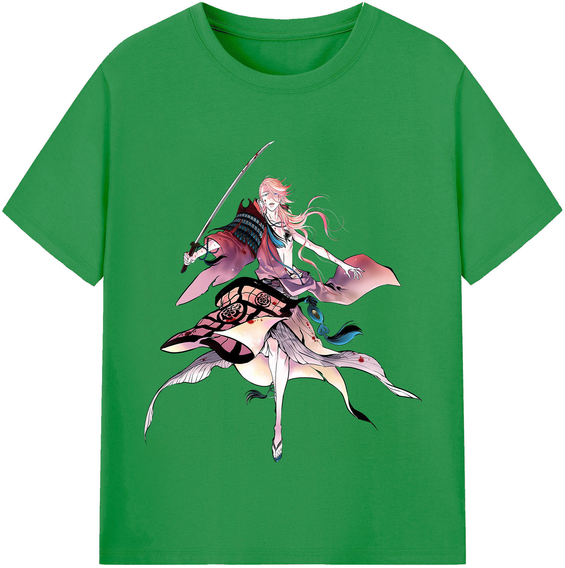 （画像用） 刀剣乱舞 Touken Ranbu レディースカジュアルプリントTシャツ（綿100％）