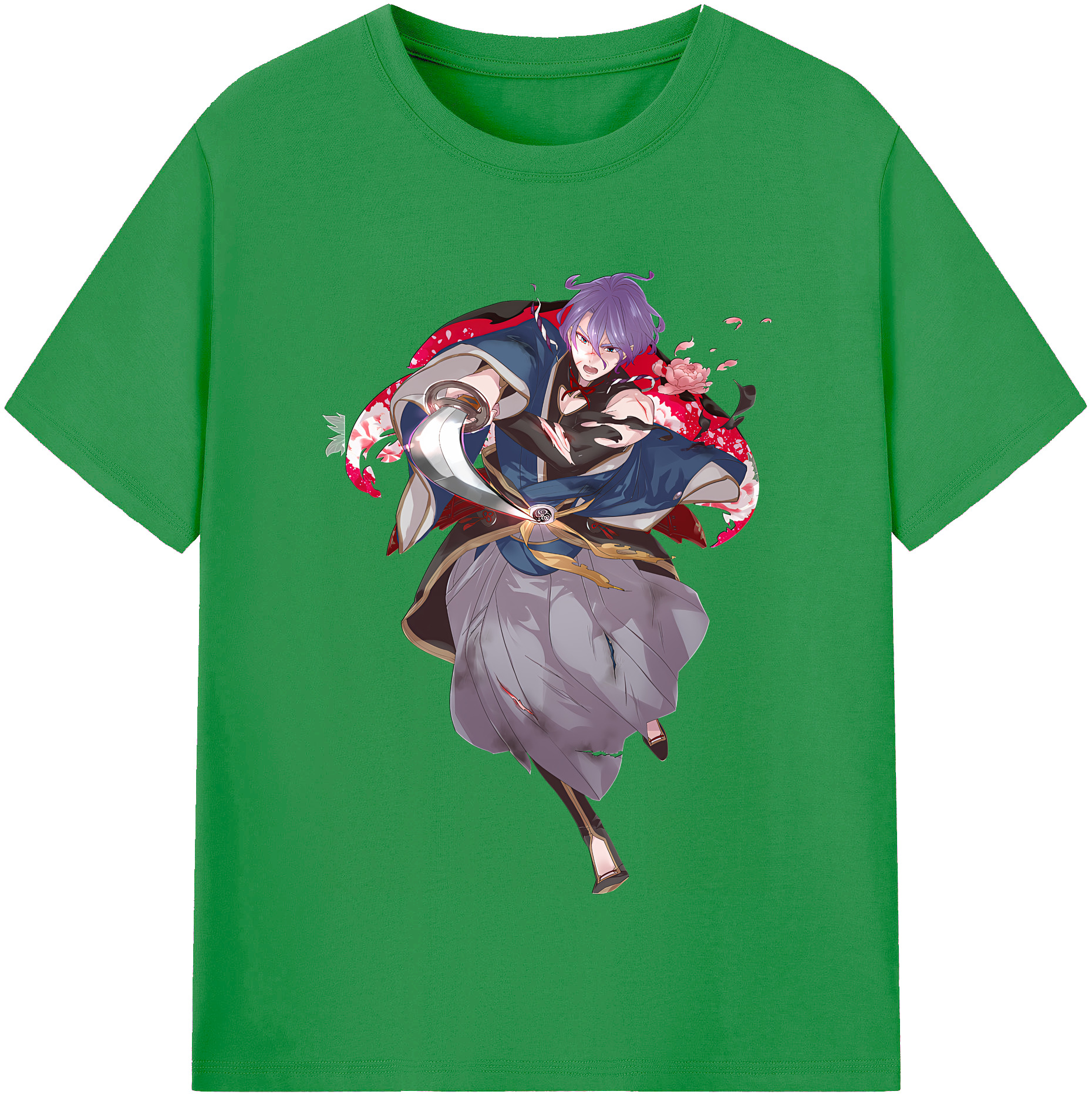 （画像用） 刀剣乱舞 Touken Ranbu レディースカジュアルプリントTシャツ（綿100％）