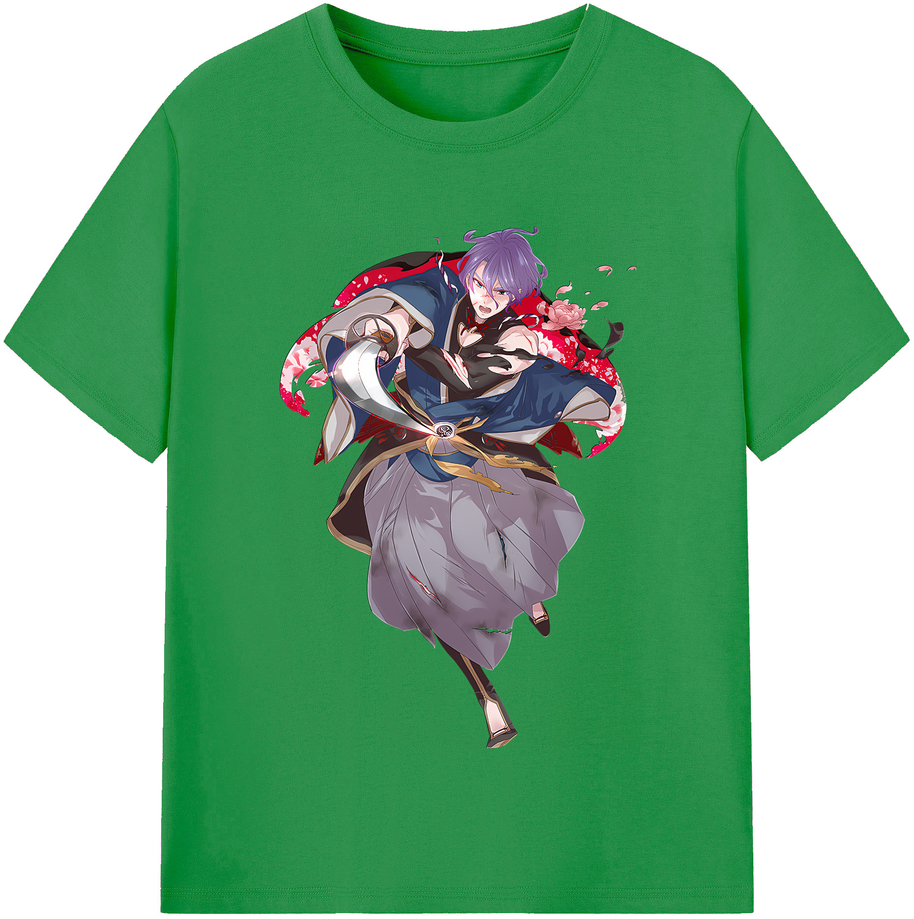 （画像用） 刀剣乱舞 Touken Ranbu レディースカジュアルプリントTシャツ（綿100％）