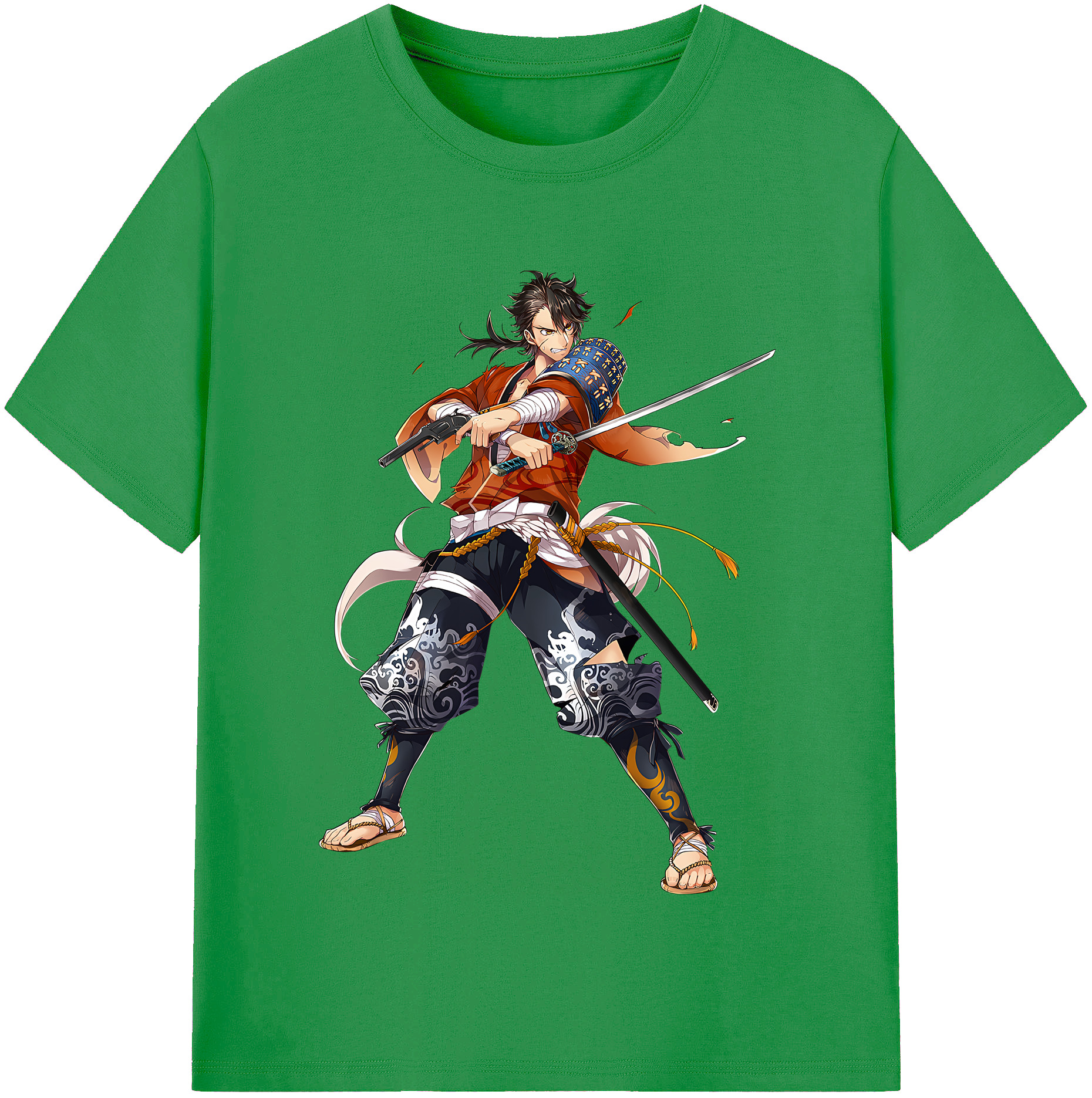 （画像用） 刀剣乱舞 Touken Ranbu レディースカジュアルプリントTシャツ（綿100％）