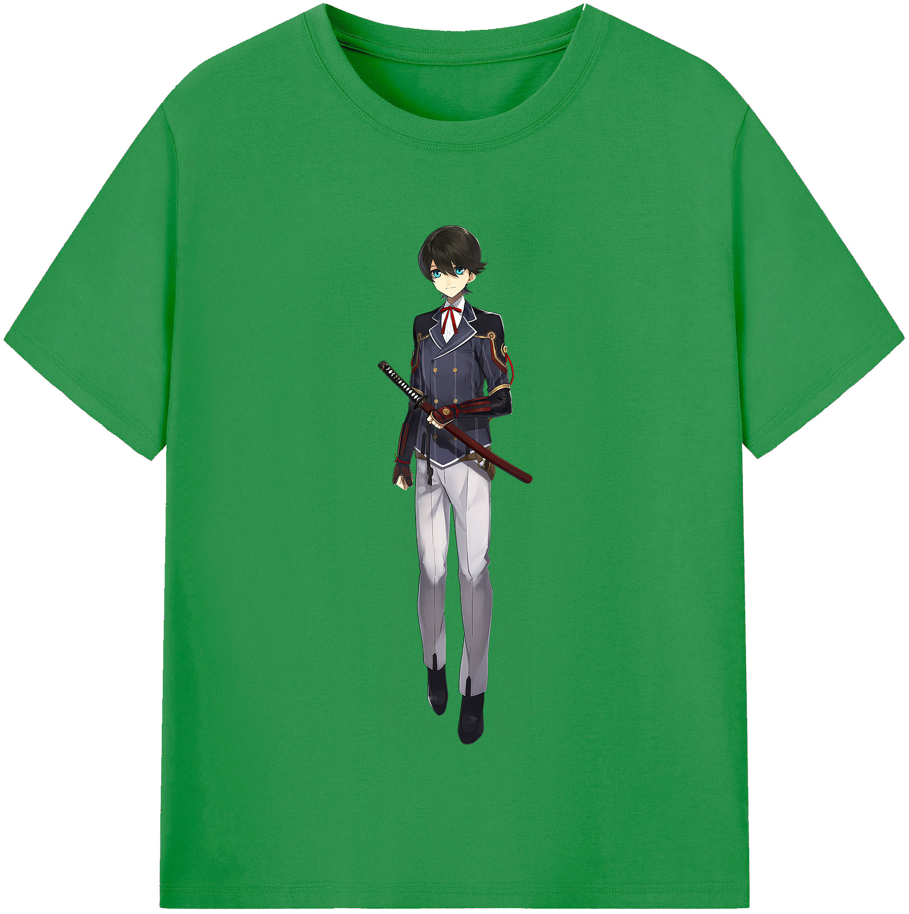 （画像用） 刀剣乱舞 Touken Ranbu レディースカジュアルプリントTシャツ（綿100％）