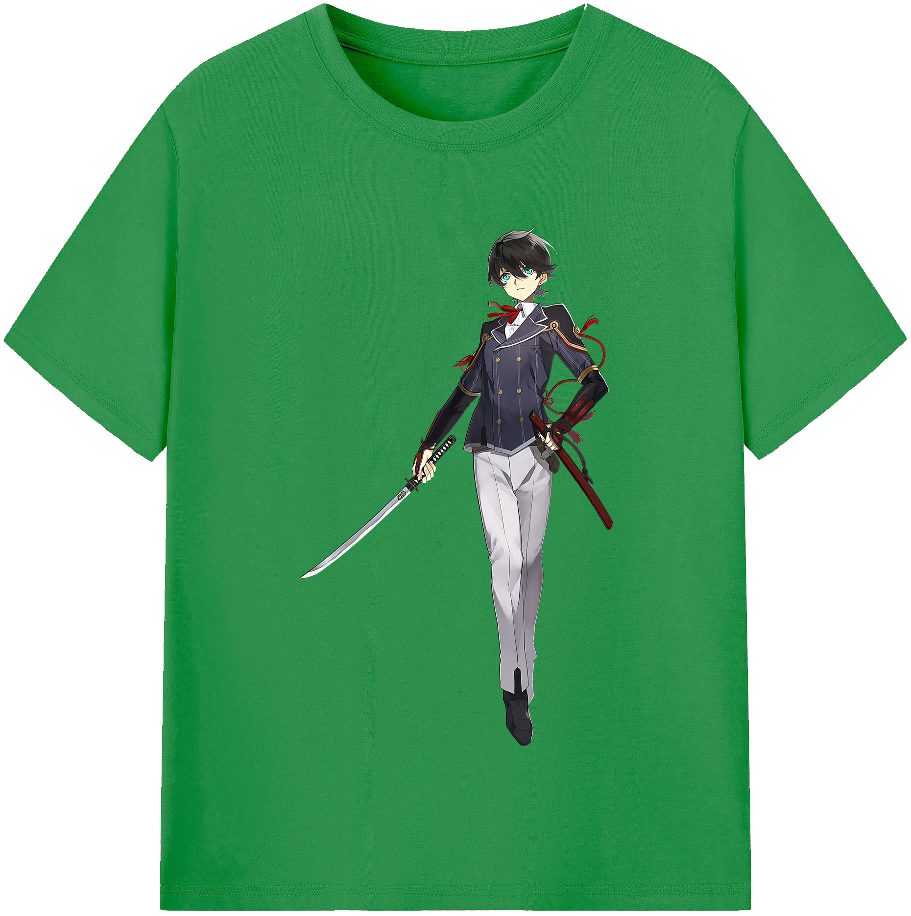 （画像用） 刀剣乱舞 Touken Ranbu レディースカジュアルプリントTシャツ（綿100％）