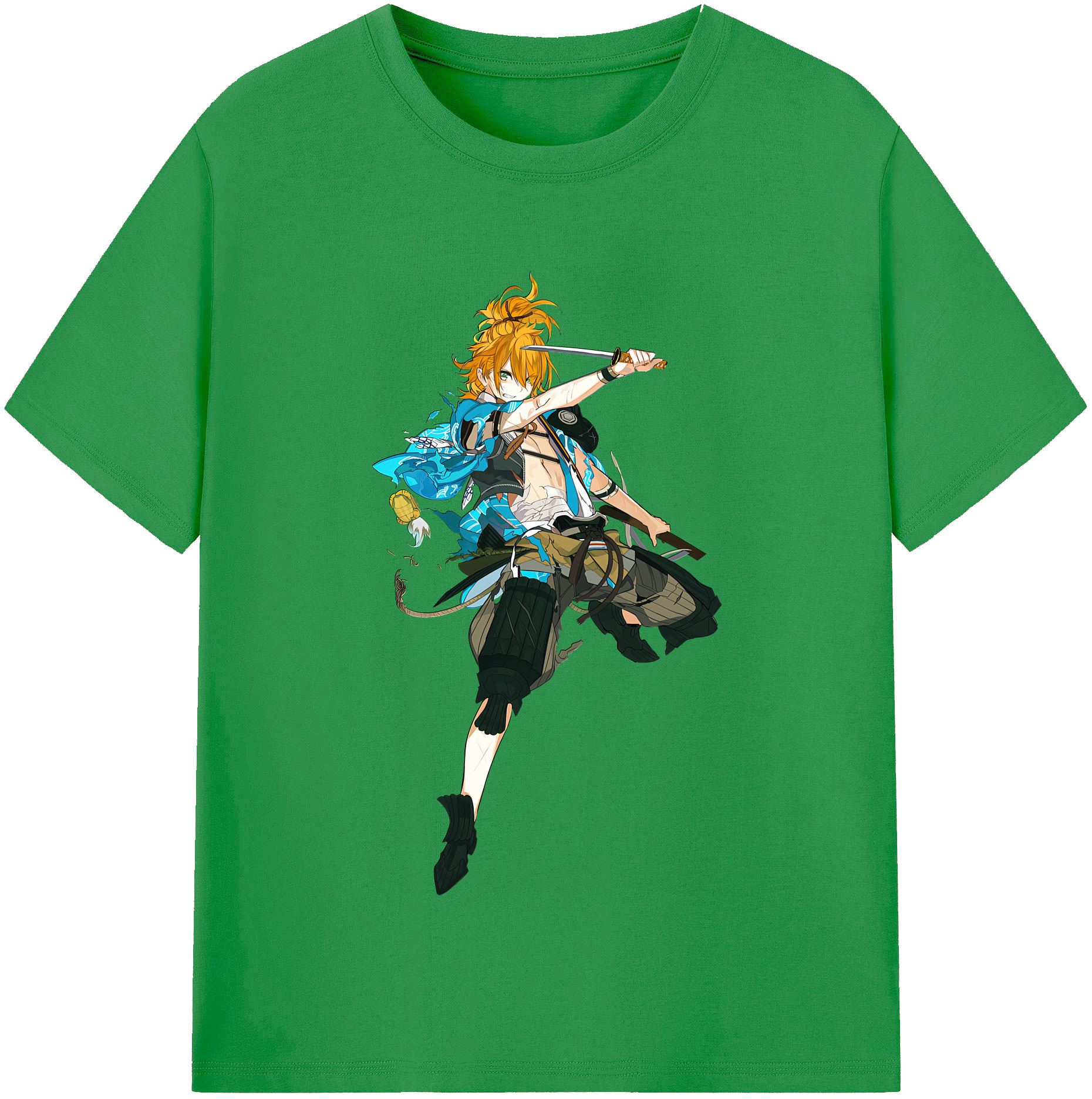 （画像用） 刀剣乱舞 Touken Ranbu レディースカジュアルプリントTシャツ（綿100％）
