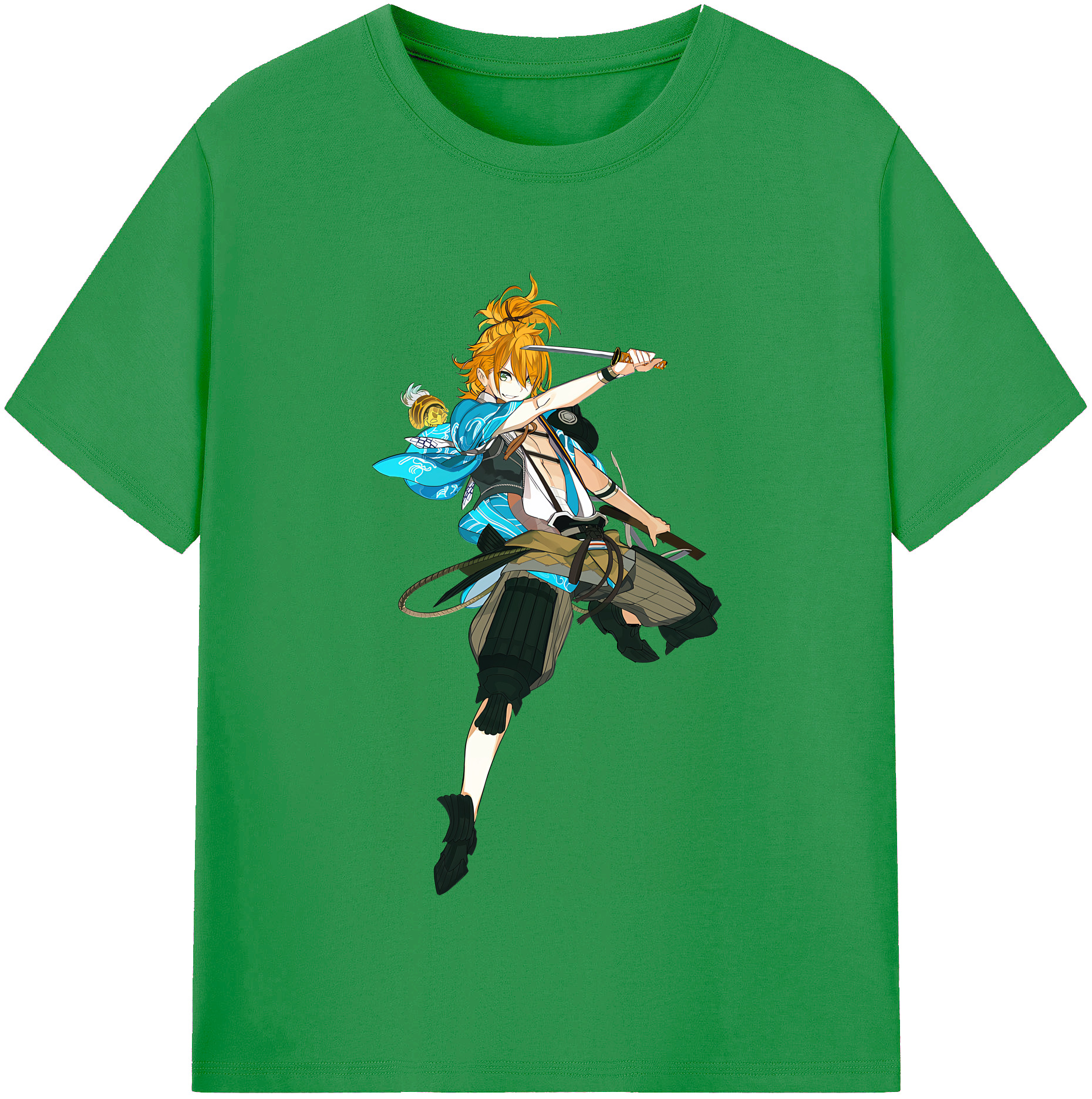 （画像用） 刀剣乱舞 Touken Ranbu レディースカジュアルプリントTシャツ（綿100％）