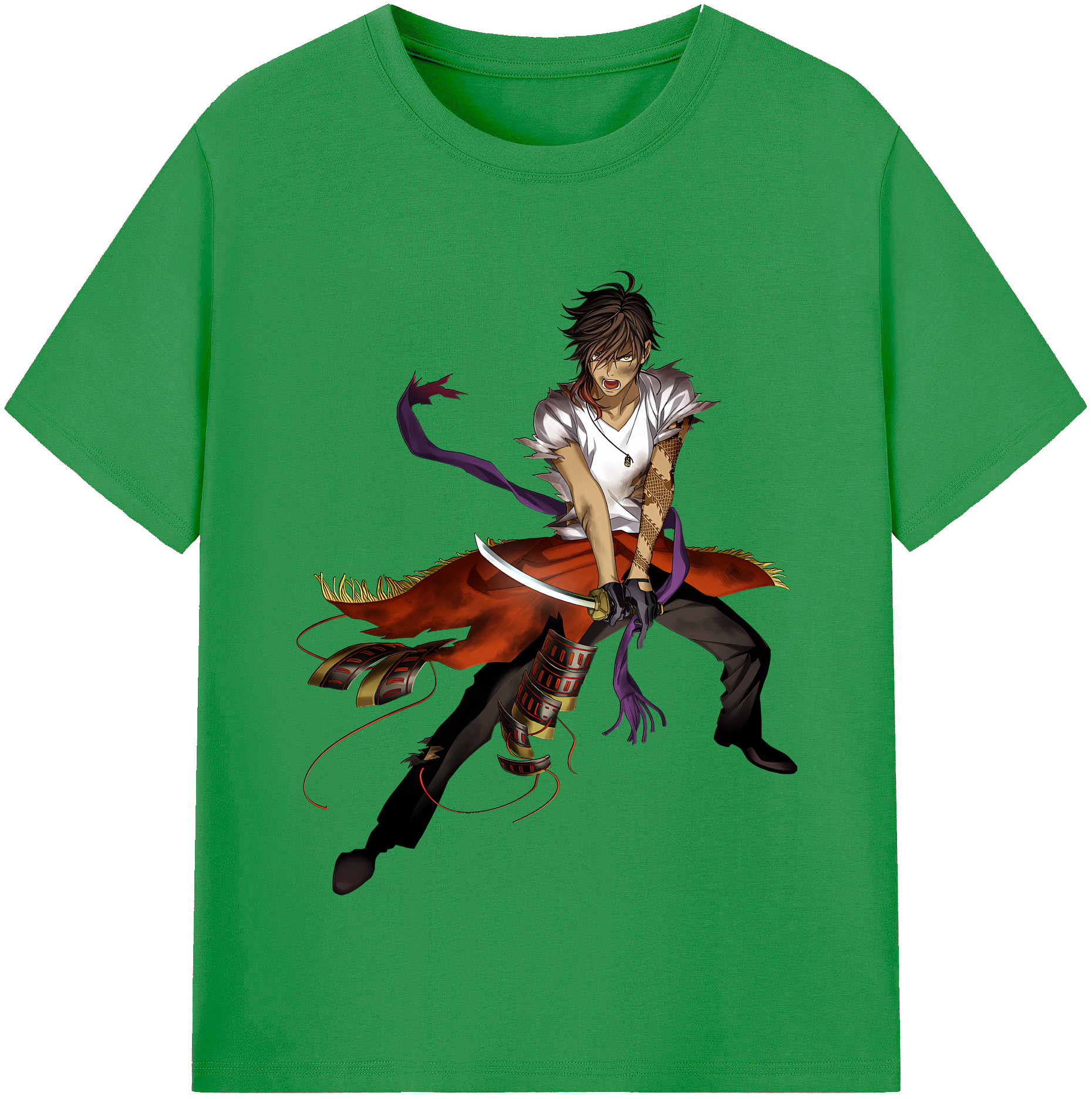 （画像用） 刀剣乱舞 Touken Ranbu レディースカジュアルプリントTシャツ（綿100％）