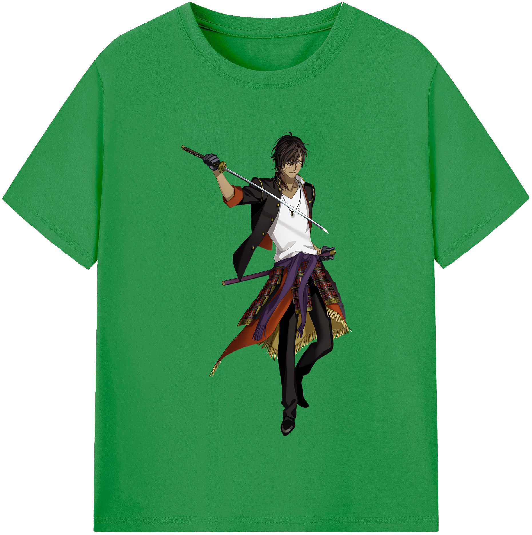 （画像用） 刀剣乱舞 Touken Ranbu レディースカジュアルプリントTシャツ（綿100％）