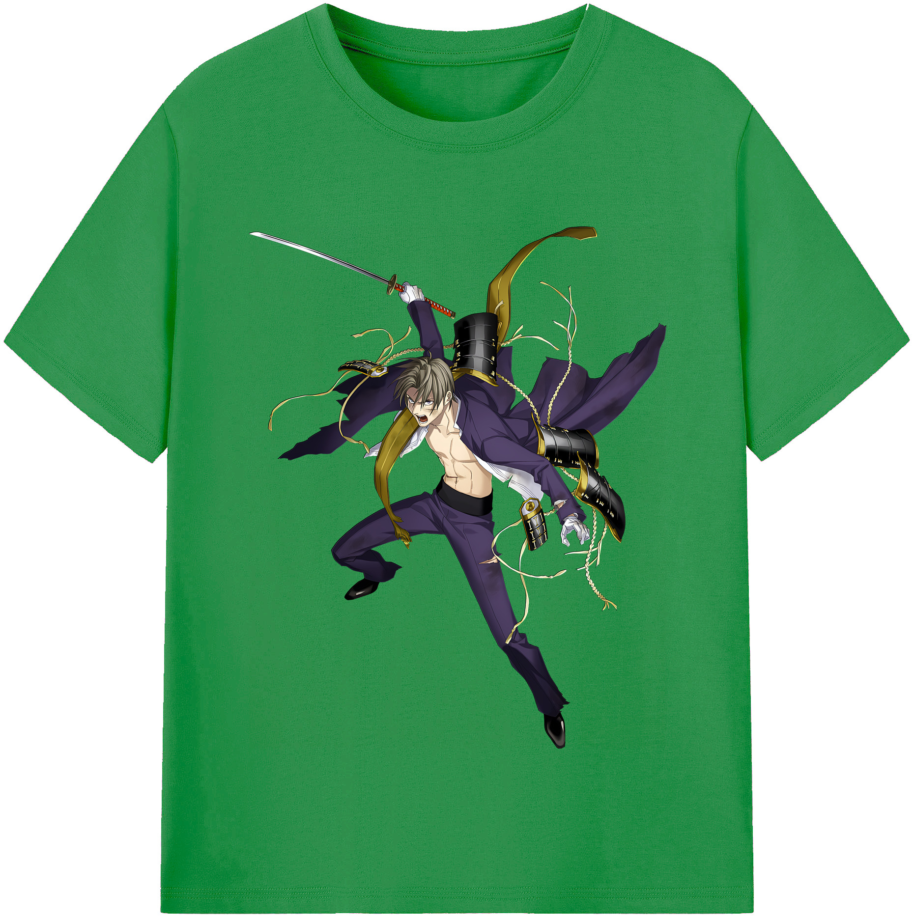 （画像用） 刀剣乱舞 Touken Ranbu レディースカジュアルプリントTシャツ（綿100％）