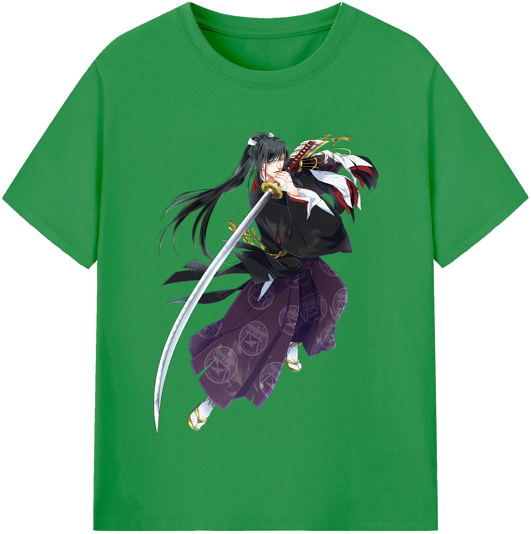 （画像用） 刀剣乱舞 Touken Ranbu レディースカジュアルプリントTシャツ（綿100％）