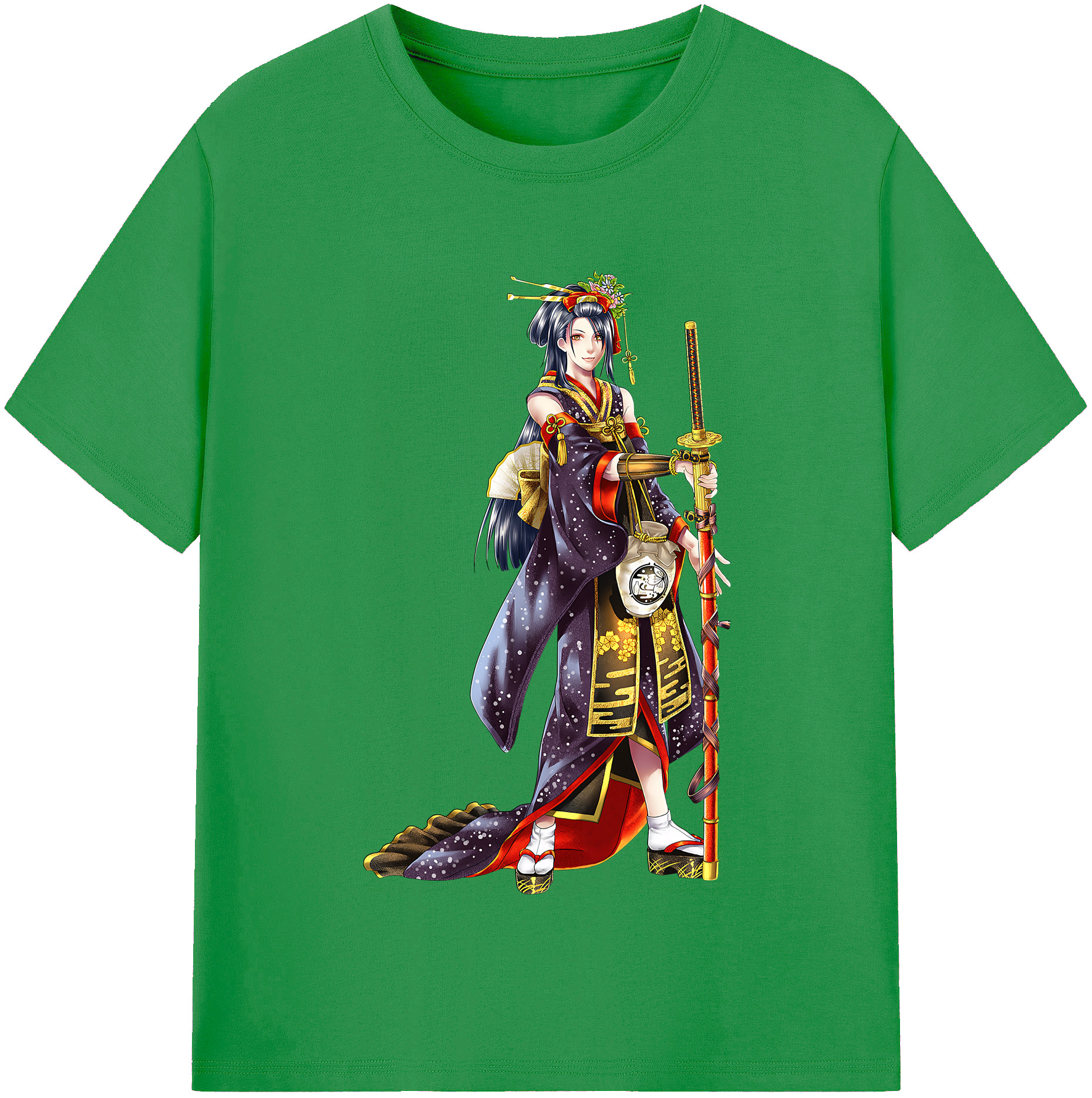 （画像用） 刀剣乱舞 Touken Ranbu レディースカジュアルプリントTシャツ（綿100％）