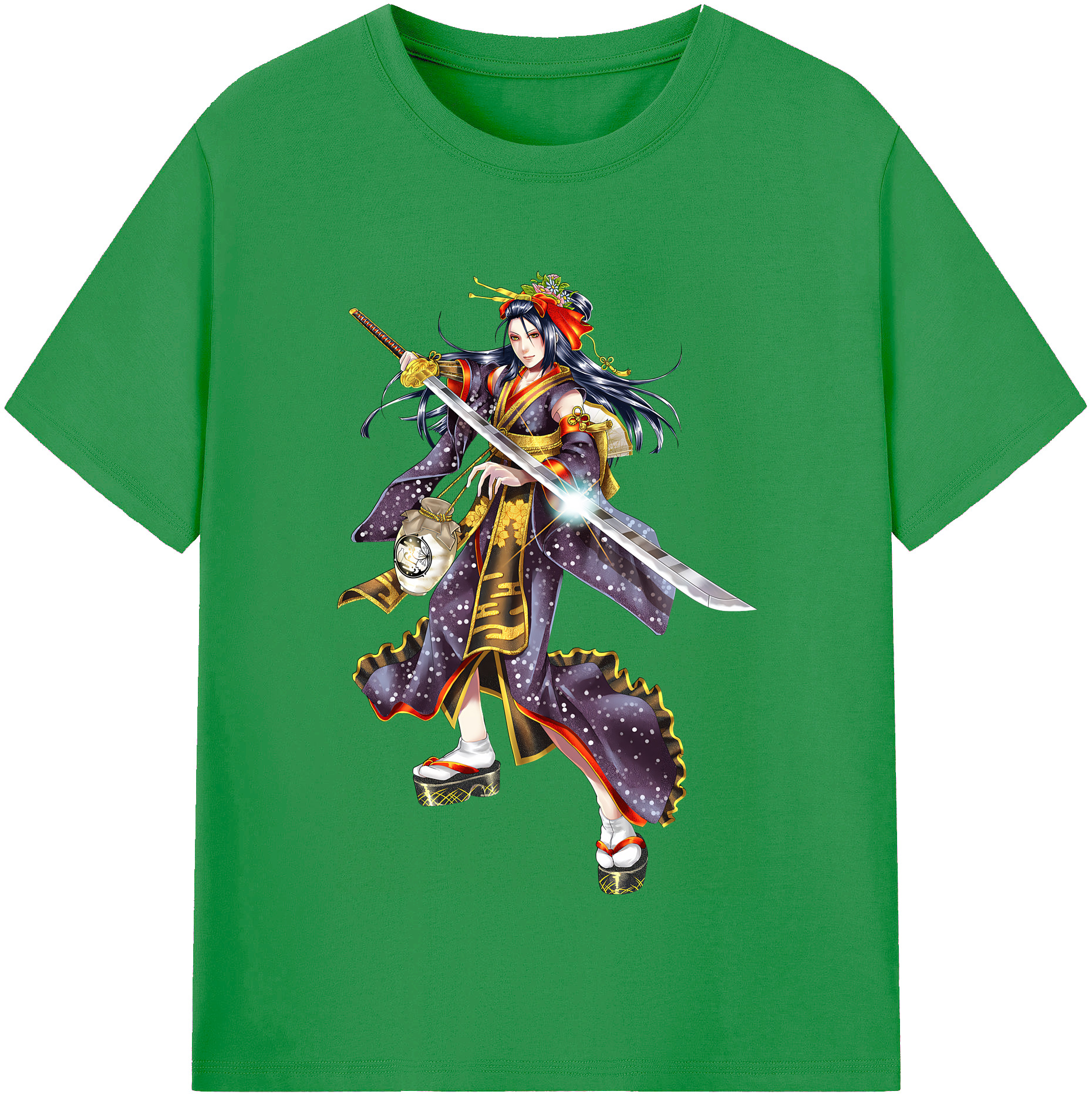 （画像用） 刀剣乱舞 Touken Ranbu レディースカジュアルプリントTシャツ（綿100％）