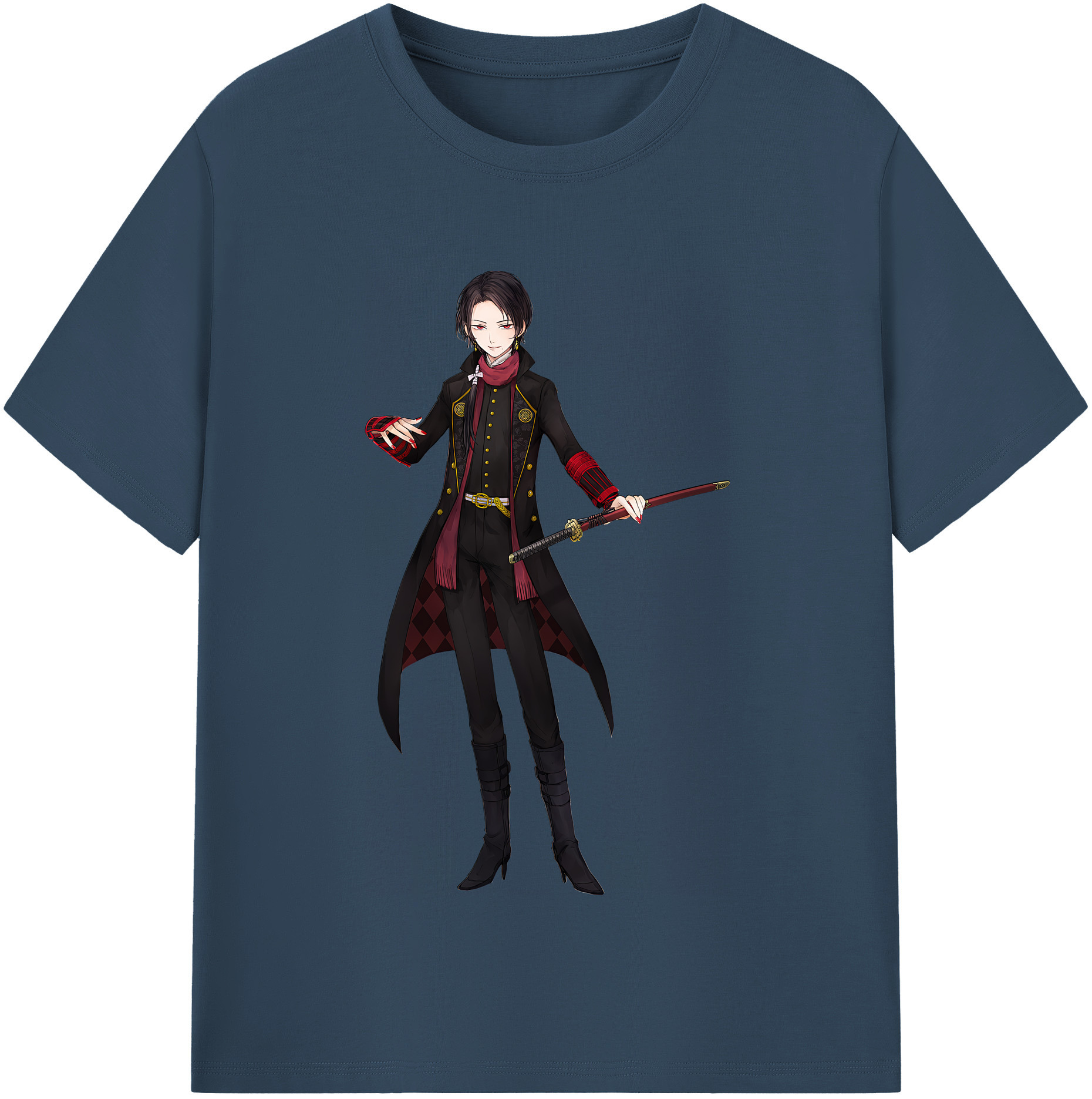 （画像用） 刀剣乱舞 Touken Ranbu レディースカジュアルプリントTシャツ（綿100％）