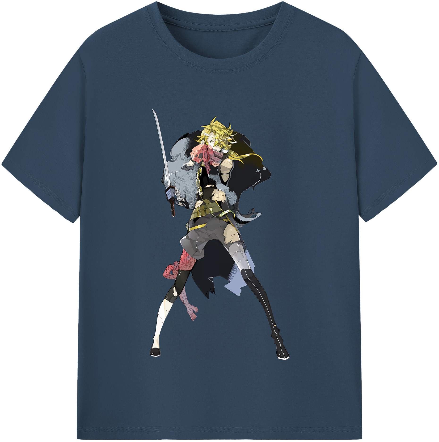 （画像用） 刀剣乱舞 Touken Ranbu レディースカジュアルプリントTシャツ（綿100％）