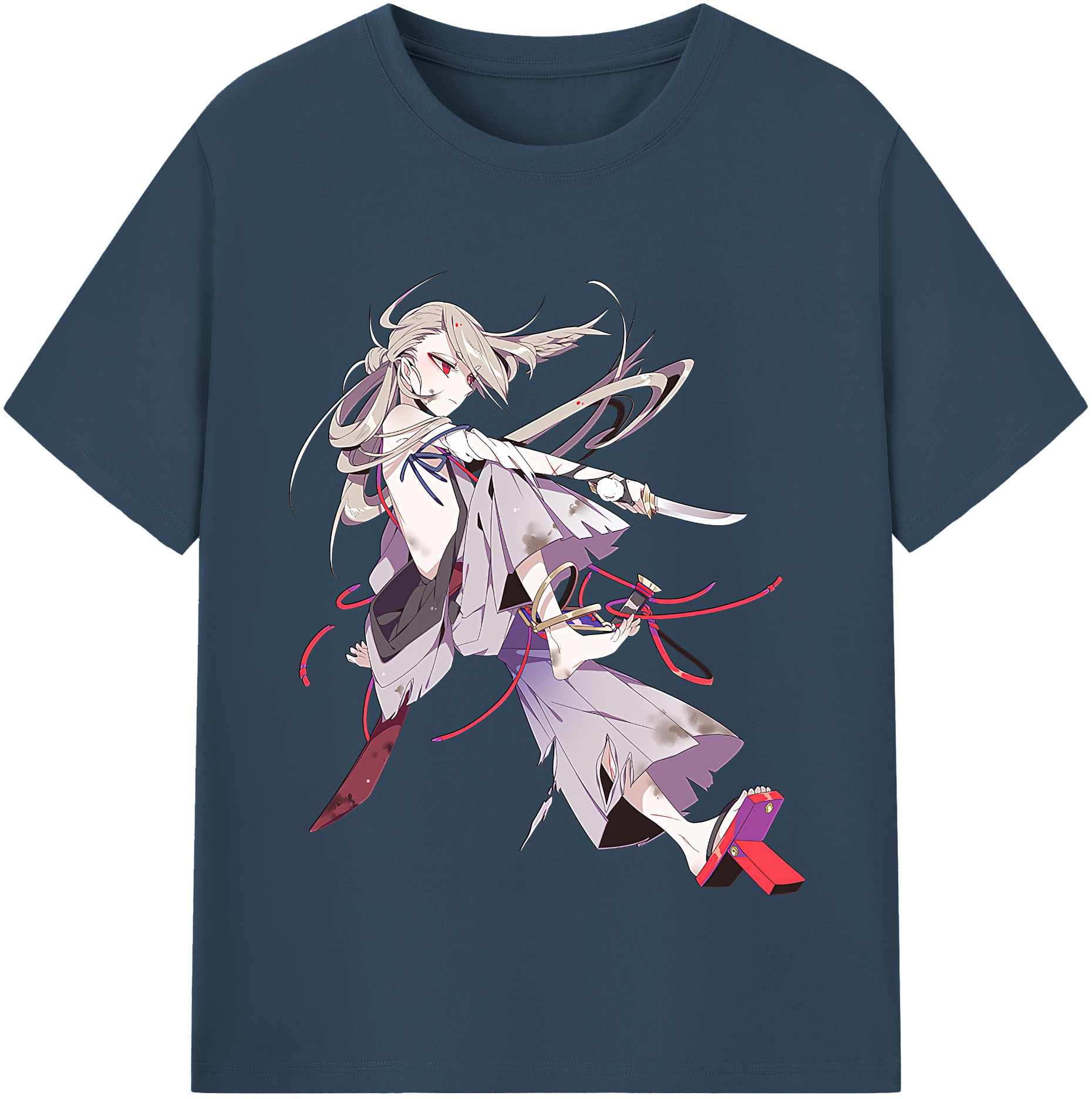 （画像用） 刀剣乱舞 Touken Ranbu レディースカジュアルプリントTシャツ（綿100％）