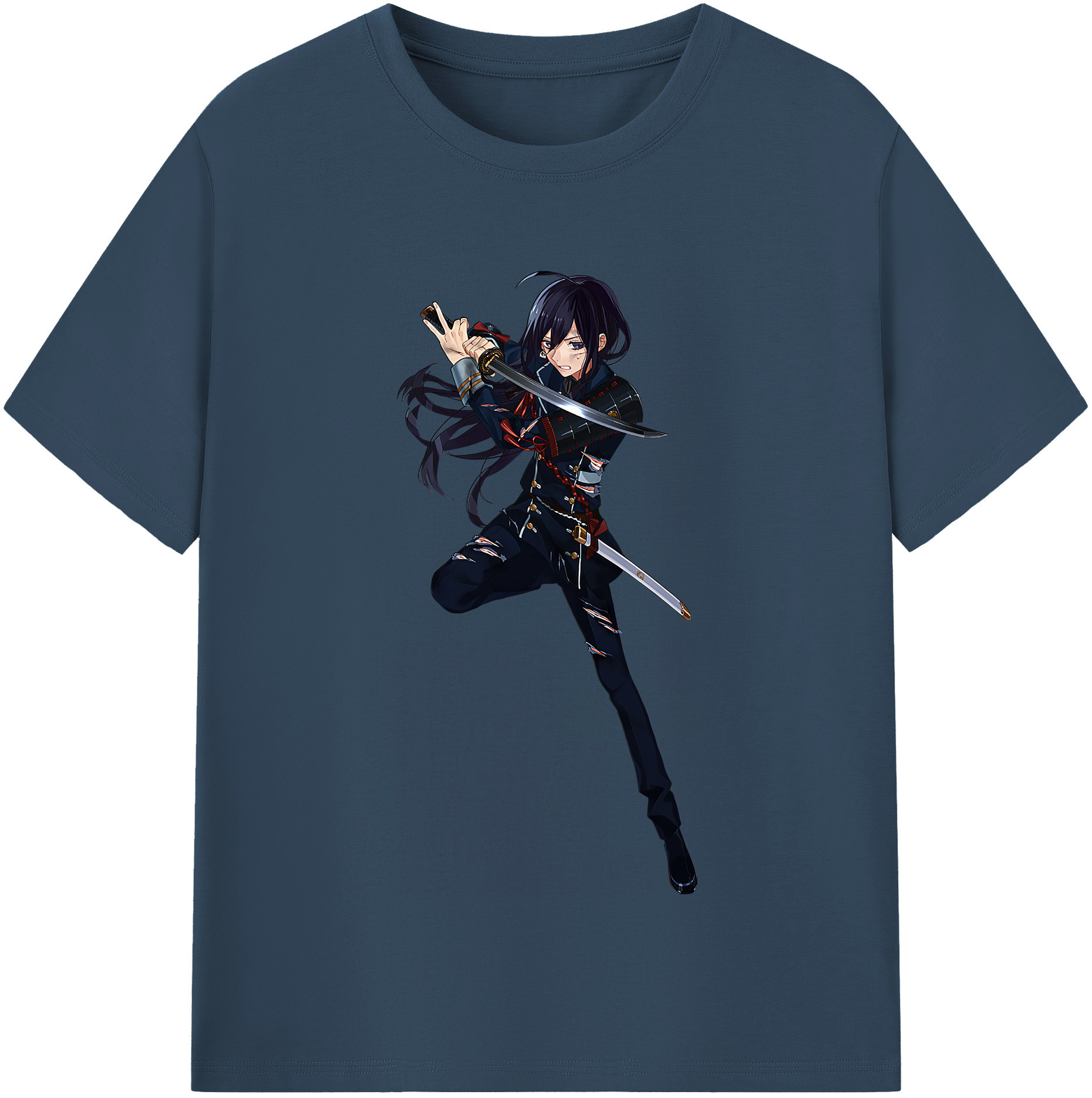 （画像用） 刀剣乱舞 Touken Ranbu レディースカジュアルプリントTシャツ（綿100％）