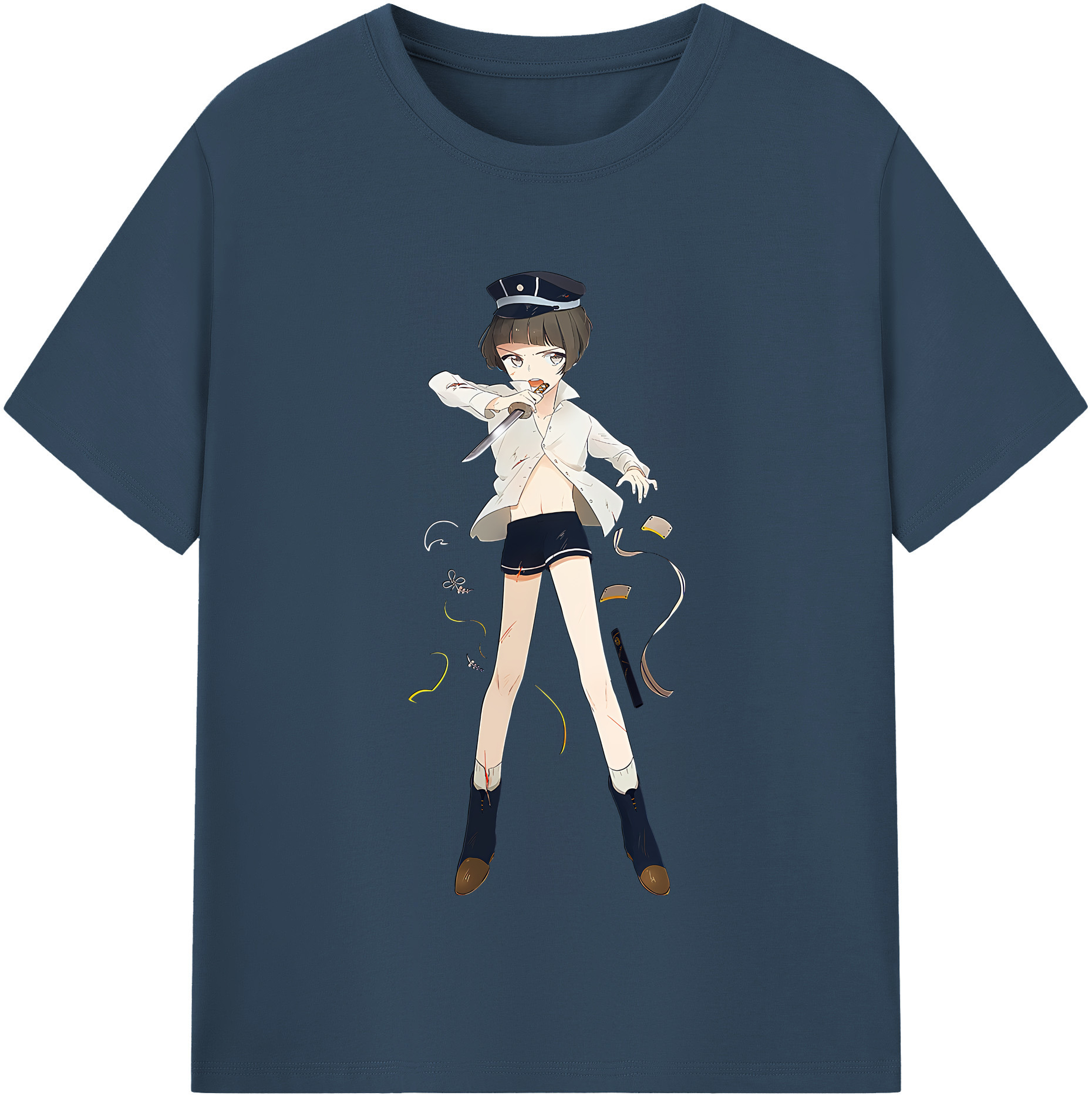 （画像用） 刀剣乱舞 Touken Ranbu レディースカジュアルプリントTシャツ（綿100％）