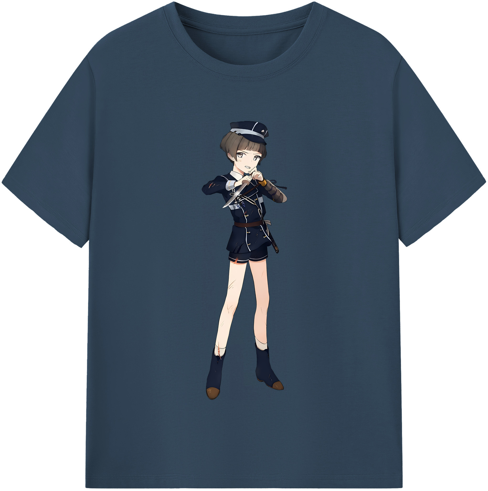 （画像用） 刀剣乱舞 Touken Ranbu レディースカジュアルプリントTシャツ（綿100％）
