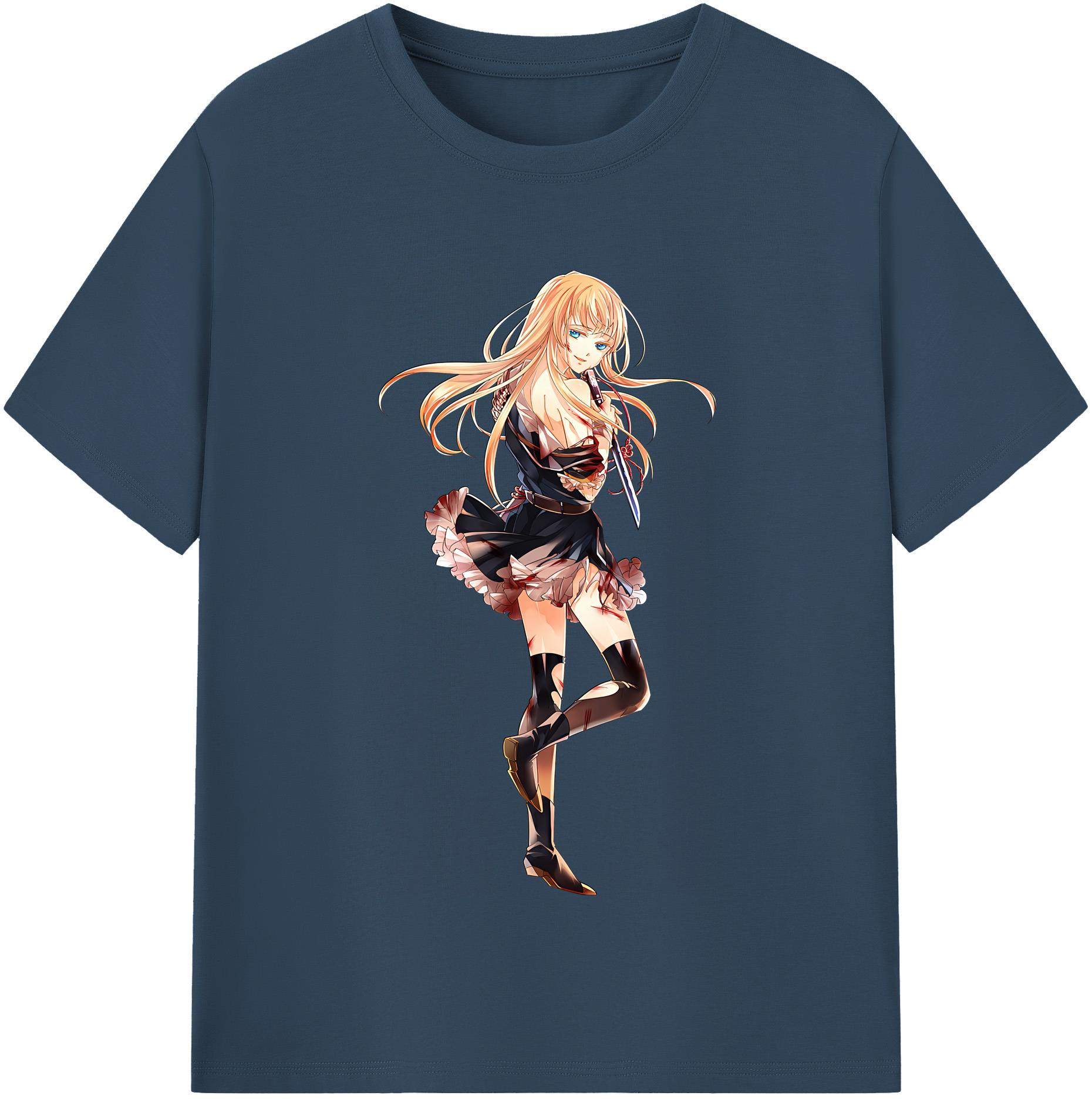 （画像用） 刀剣乱舞 Touken Ranbu レディースカジュアルプリントTシャツ（綿100％）