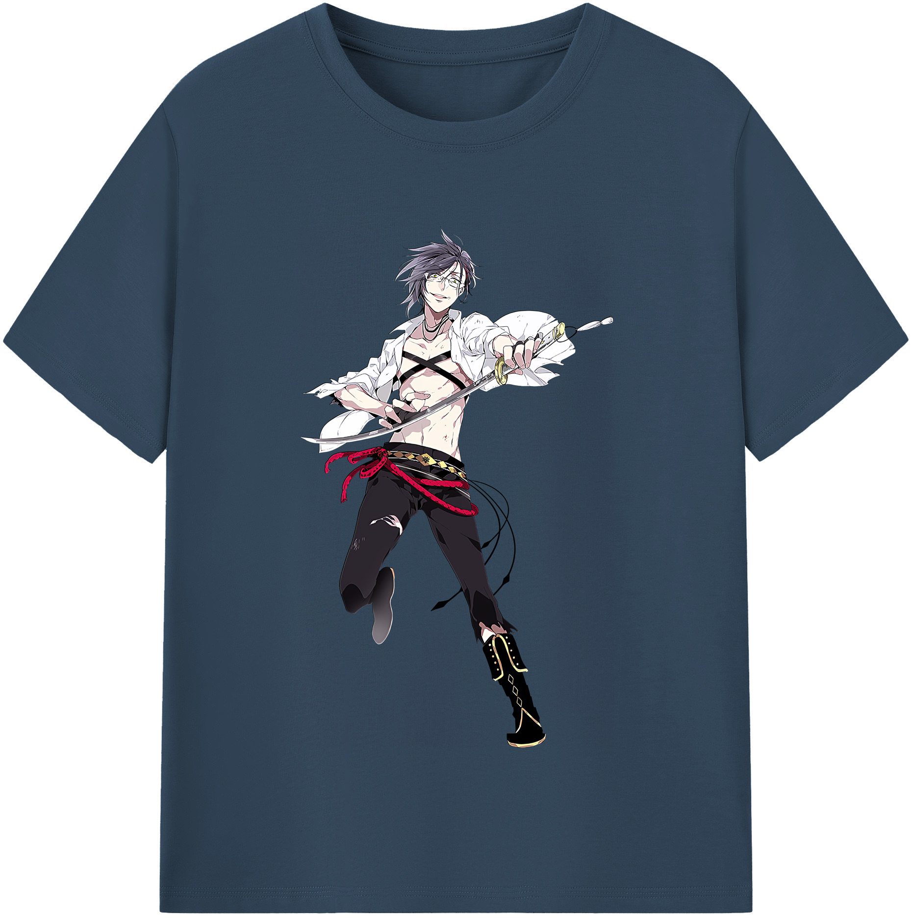 （画像用） 刀剣乱舞 Touken Ranbu レディースカジュアルプリントTシャツ（綿100％）