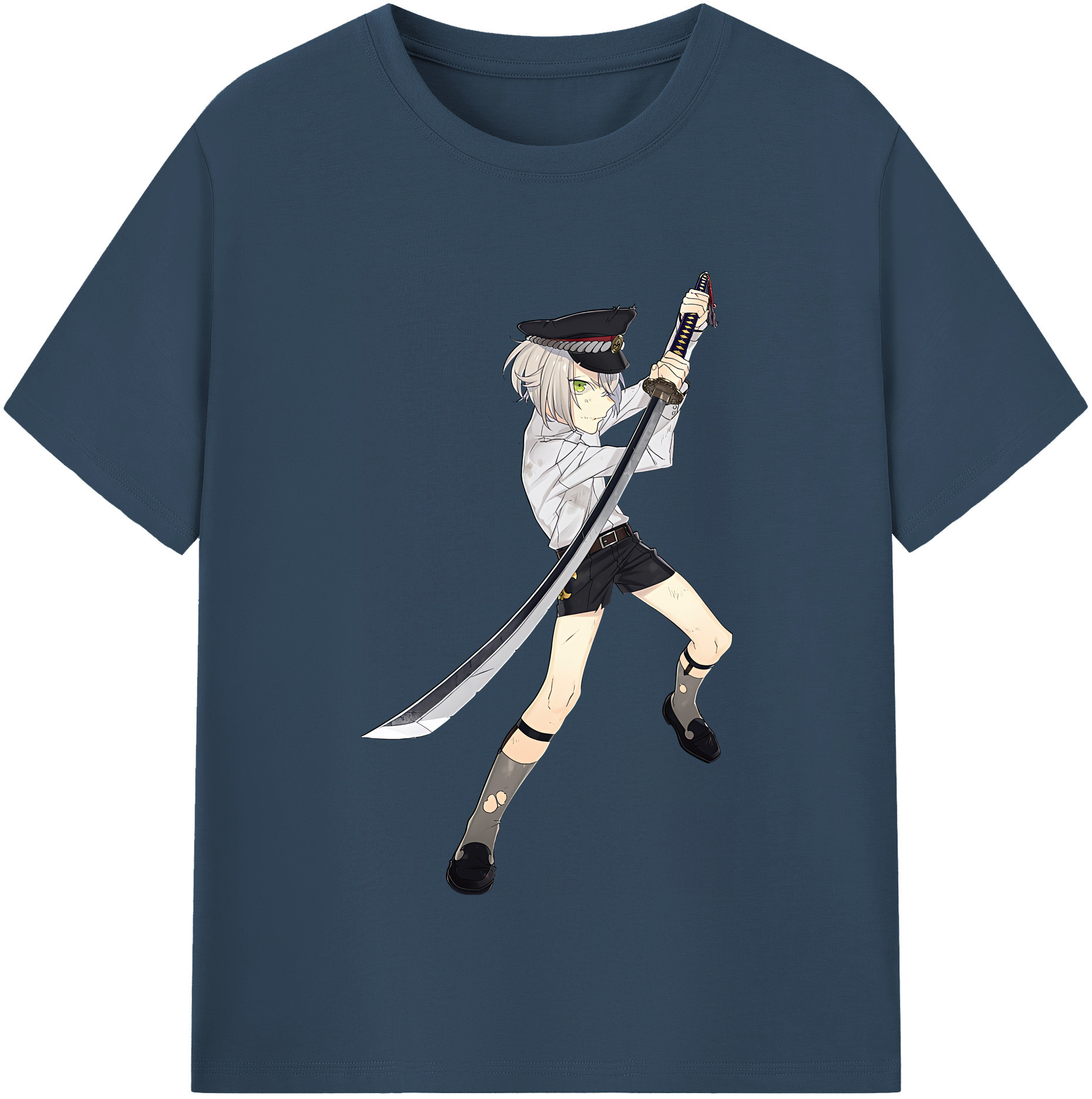 （画像用） 刀剣乱舞 Touken Ranbu レディースカジュアルプリントTシャツ（綿100％）