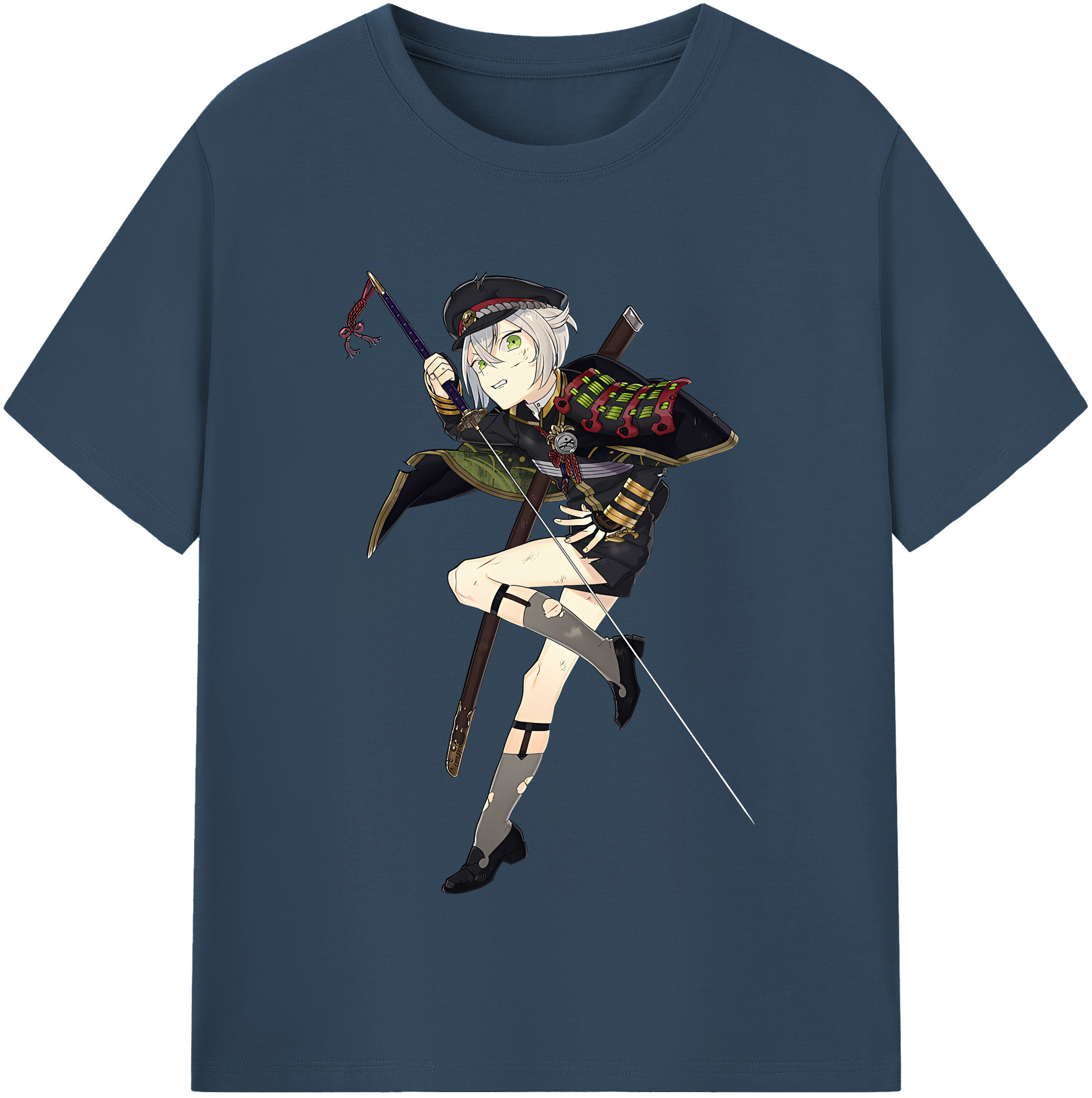 （画像用） 刀剣乱舞 Touken Ranbu レディースカジュアルプリントTシャツ（綿100％）