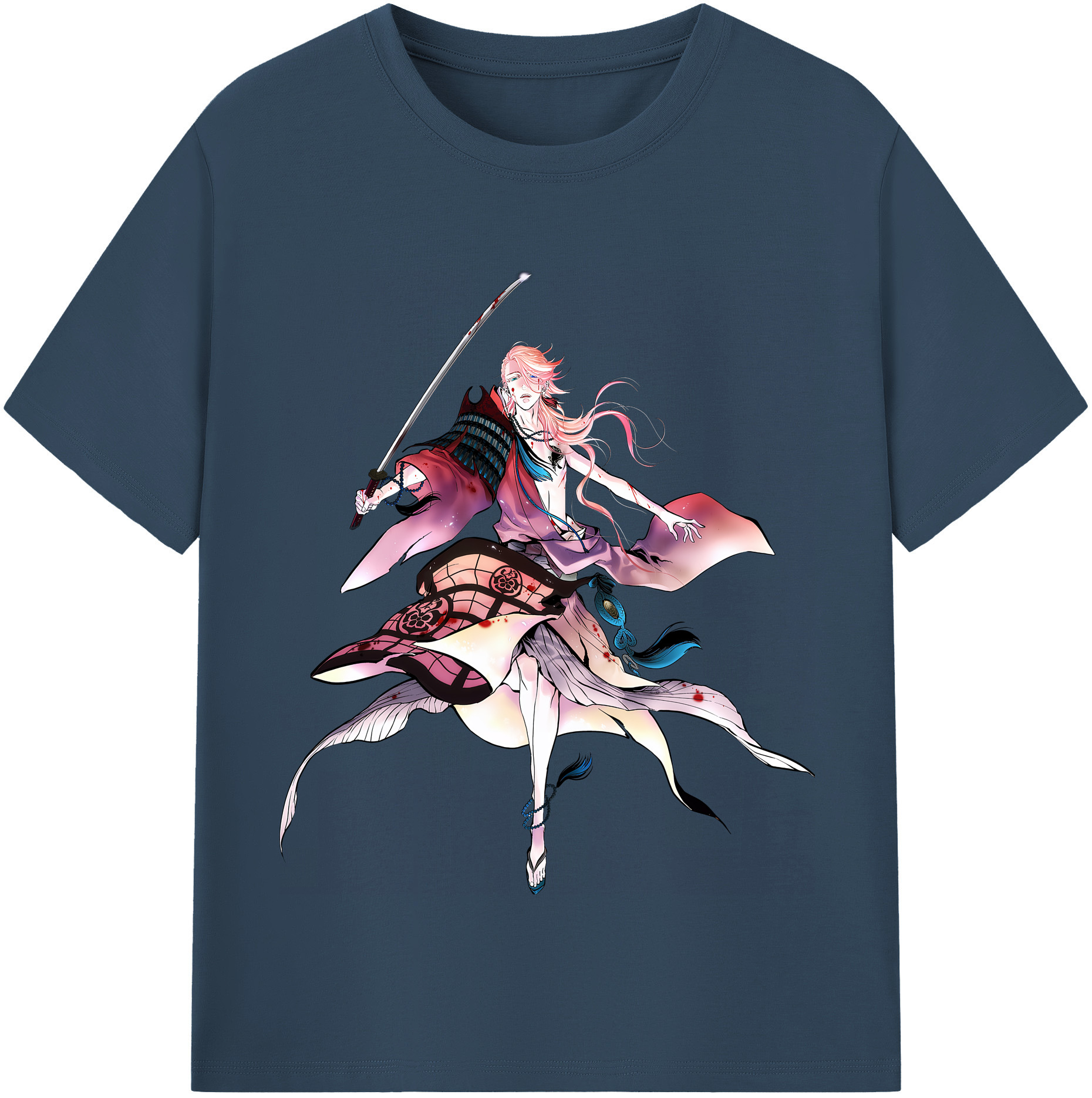 （画像用） 刀剣乱舞 Touken Ranbu レディースカジュアルプリントTシャツ（綿100％）