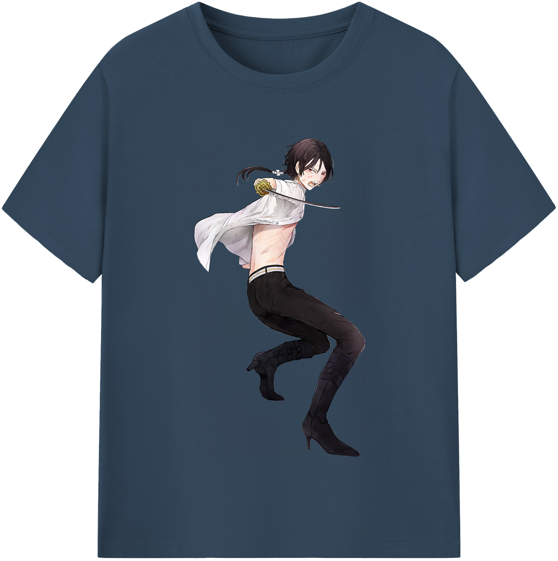 （画像用） 刀剣乱舞 Touken Ranbu レディースカジュアルプリントTシャツ（綿100％）