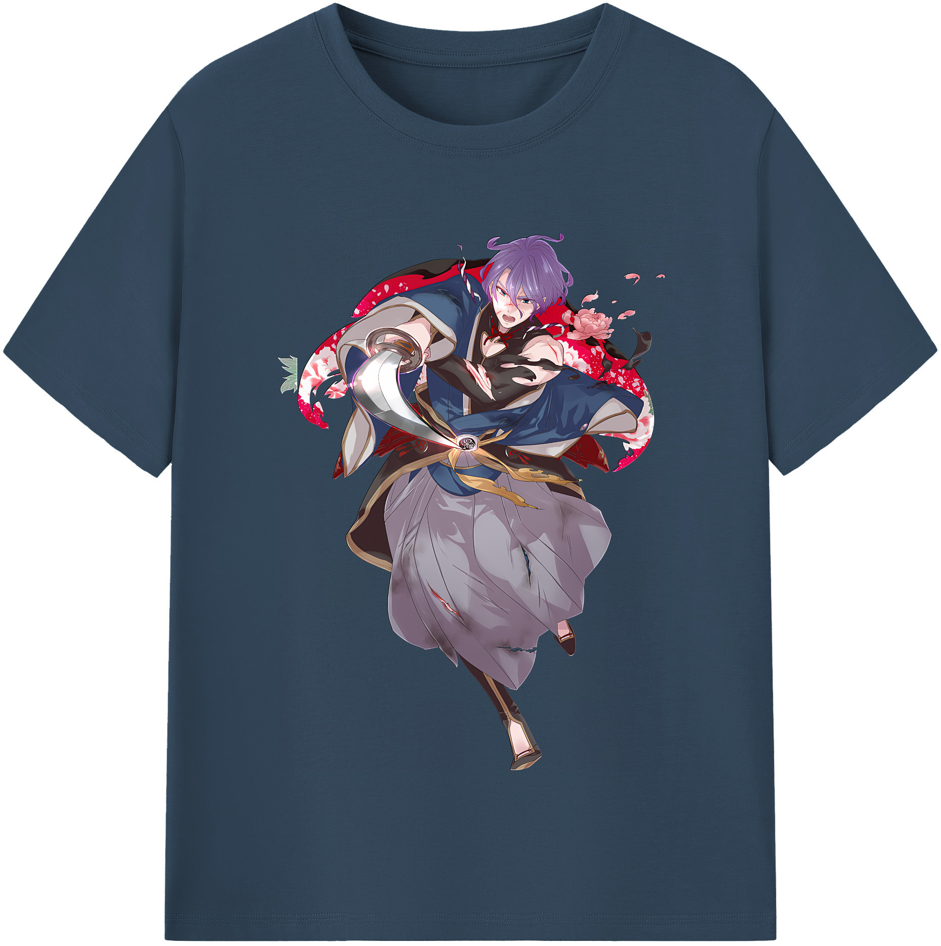 （画像用） 刀剣乱舞 Touken Ranbu レディースカジュアルプリントTシャツ（綿100％）