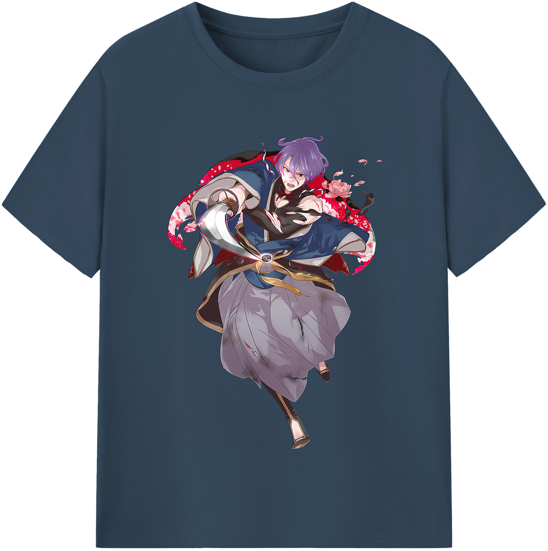 （画像用） 刀剣乱舞 Touken Ranbu レディースカジュアルプリントTシャツ（綿100％）