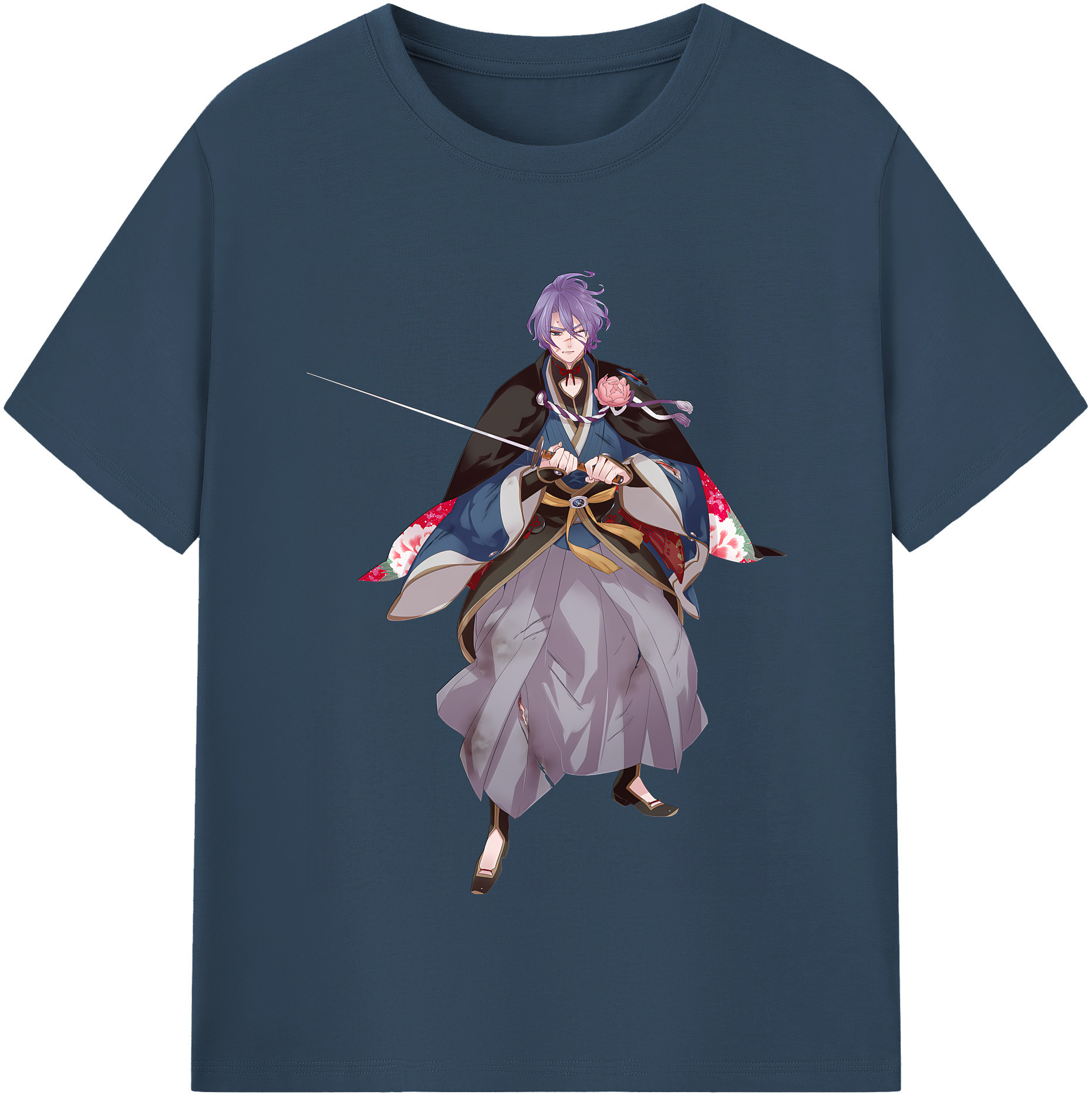 （画像用） 刀剣乱舞 Touken Ranbu レディースカジュアルプリントTシャツ（綿100％）